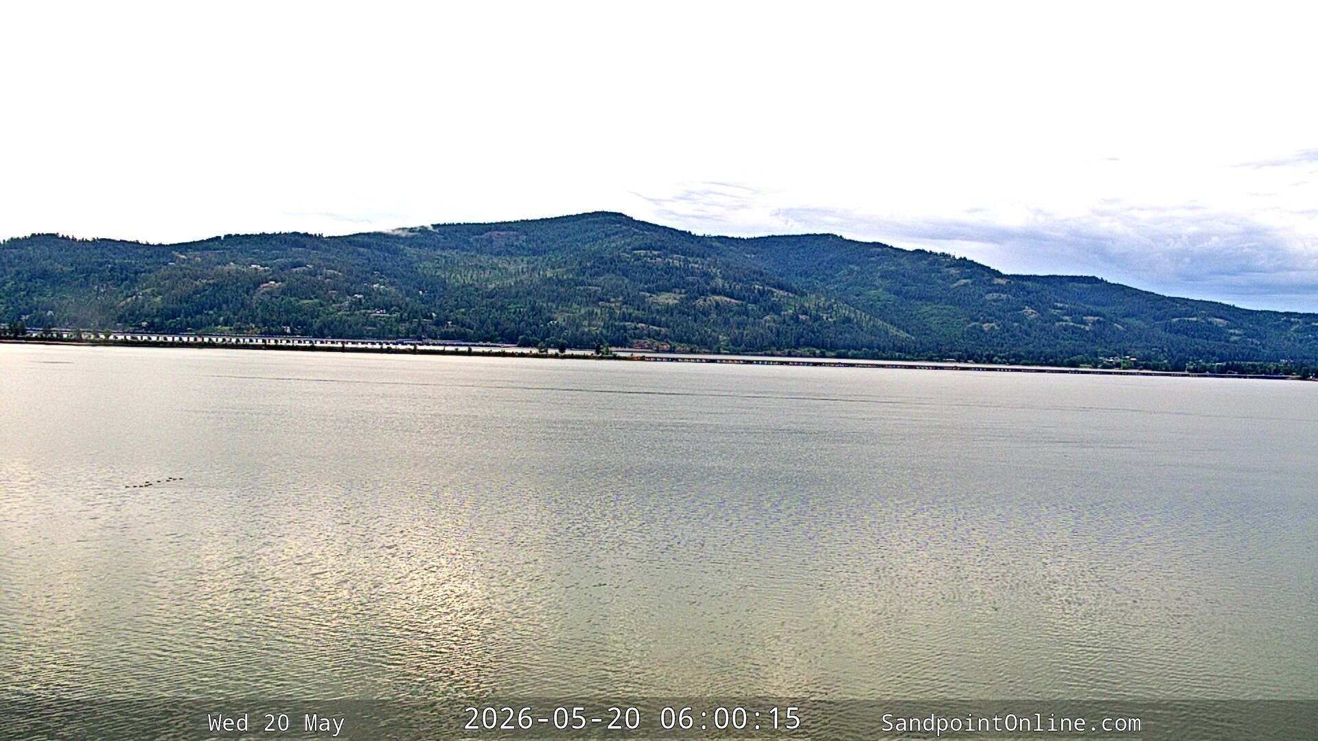 time-lapse frame, Sandpoint Online - Long Bridge webcam