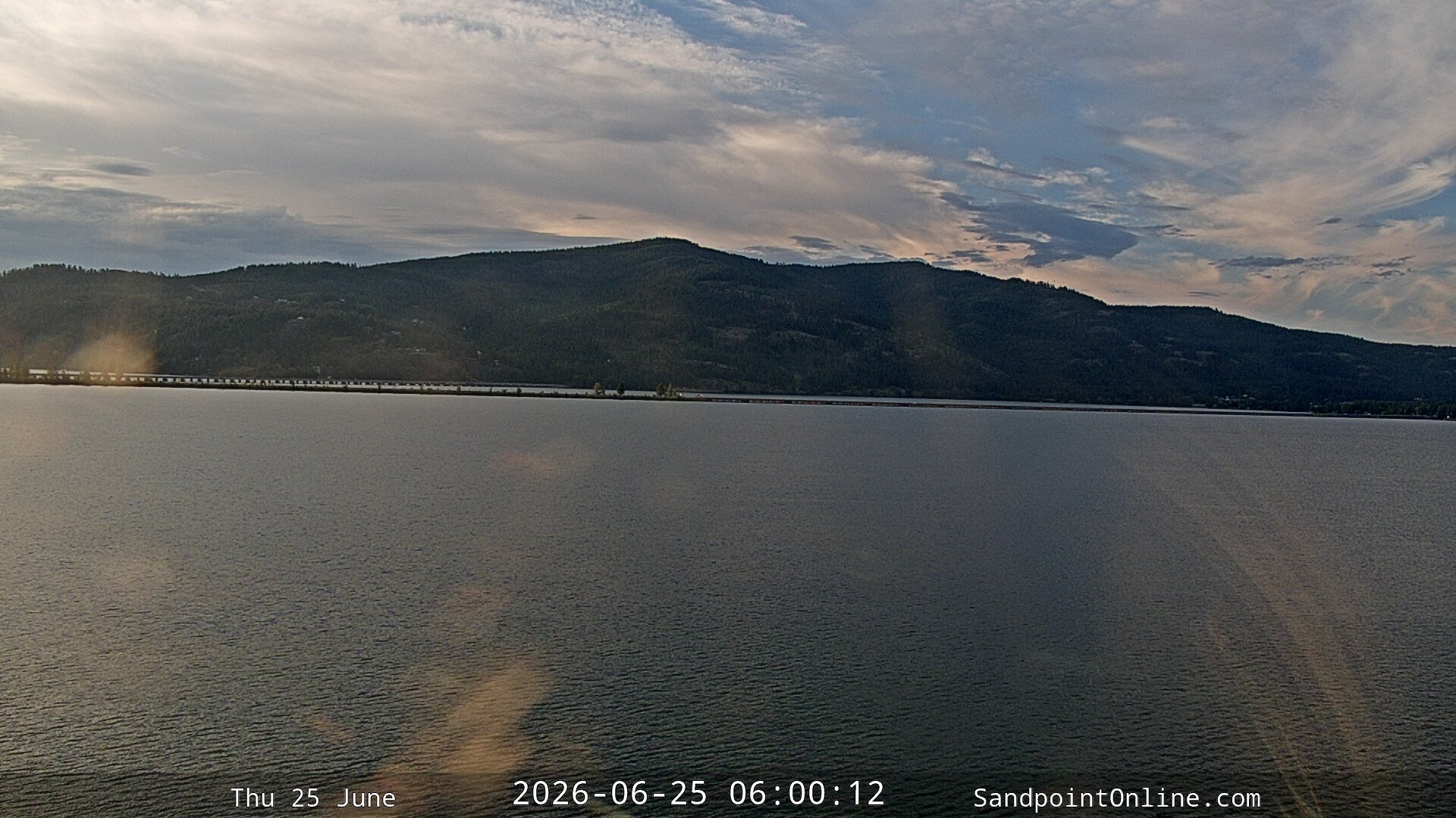 time-lapse frame, Sandpoint Online - Long Bridge webcam