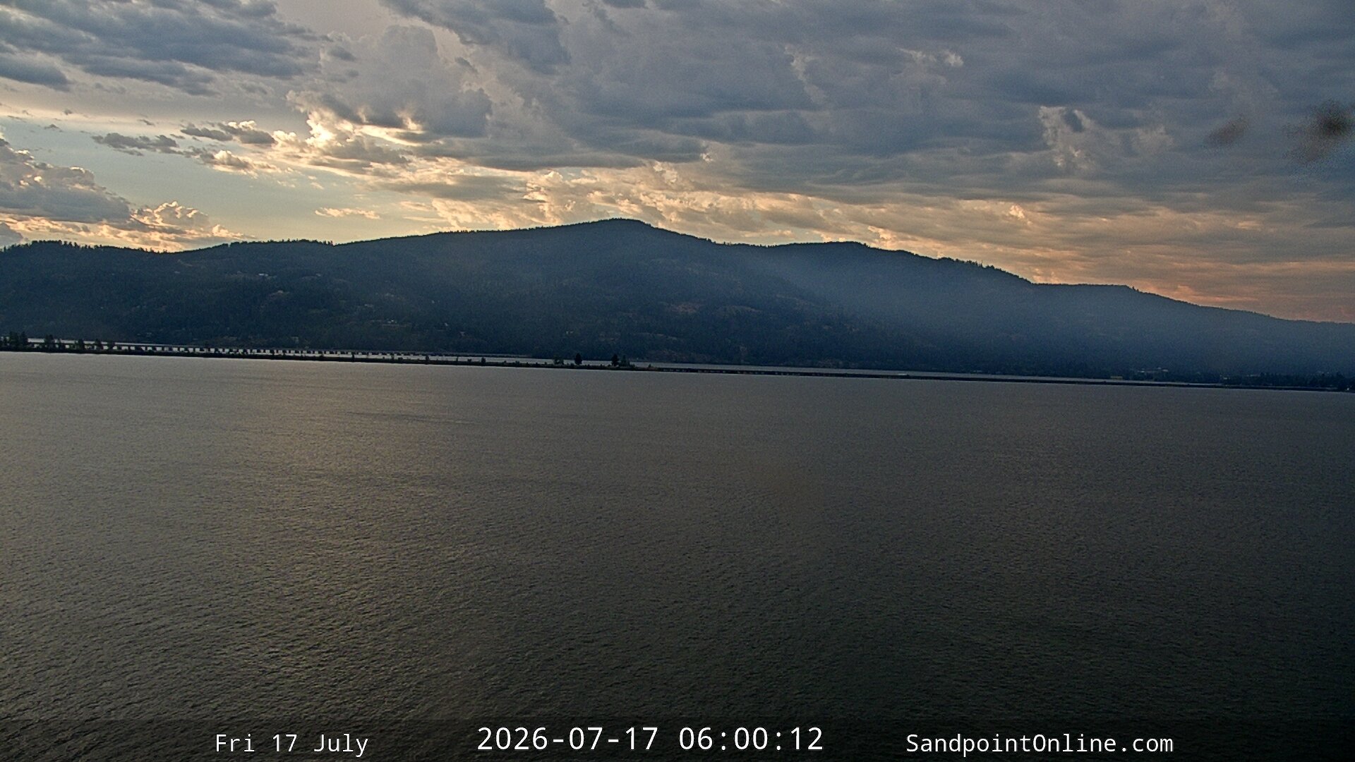 time-lapse frame, Sandpoint Online - Long Bridge webcam
