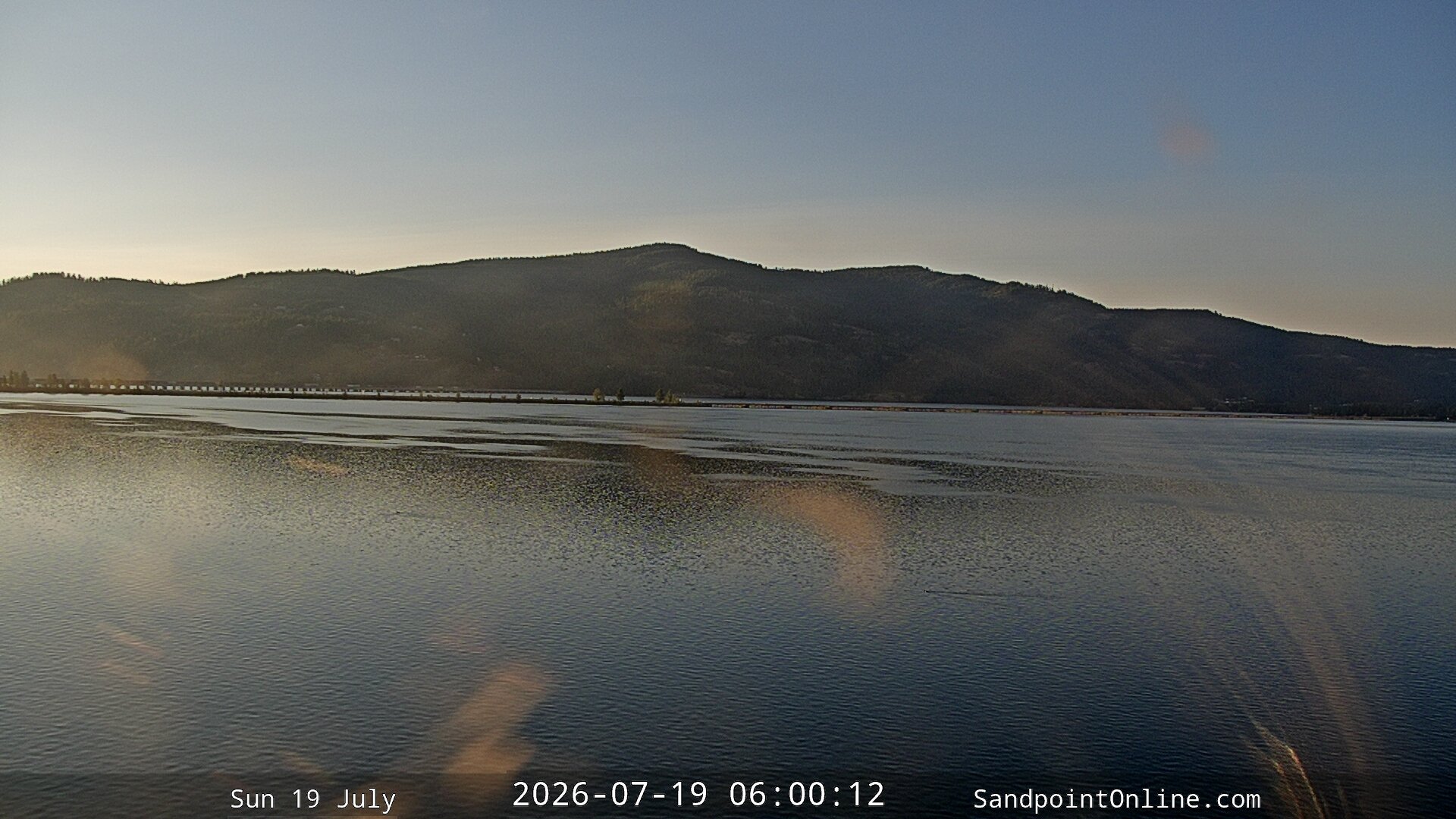 time-lapse frame, Sandpoint Online - Long Bridge webcam