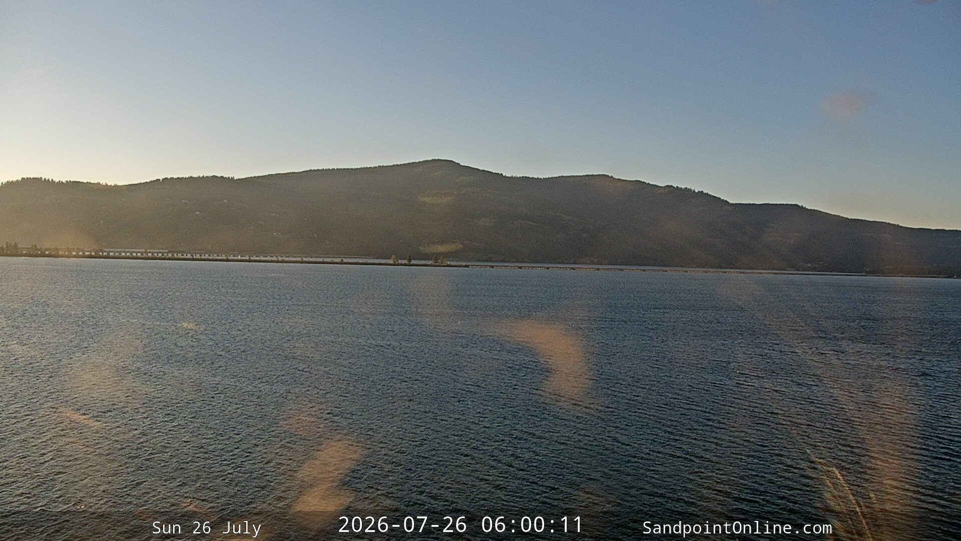 time-lapse frame, Sandpoint Online - Long Bridge webcam