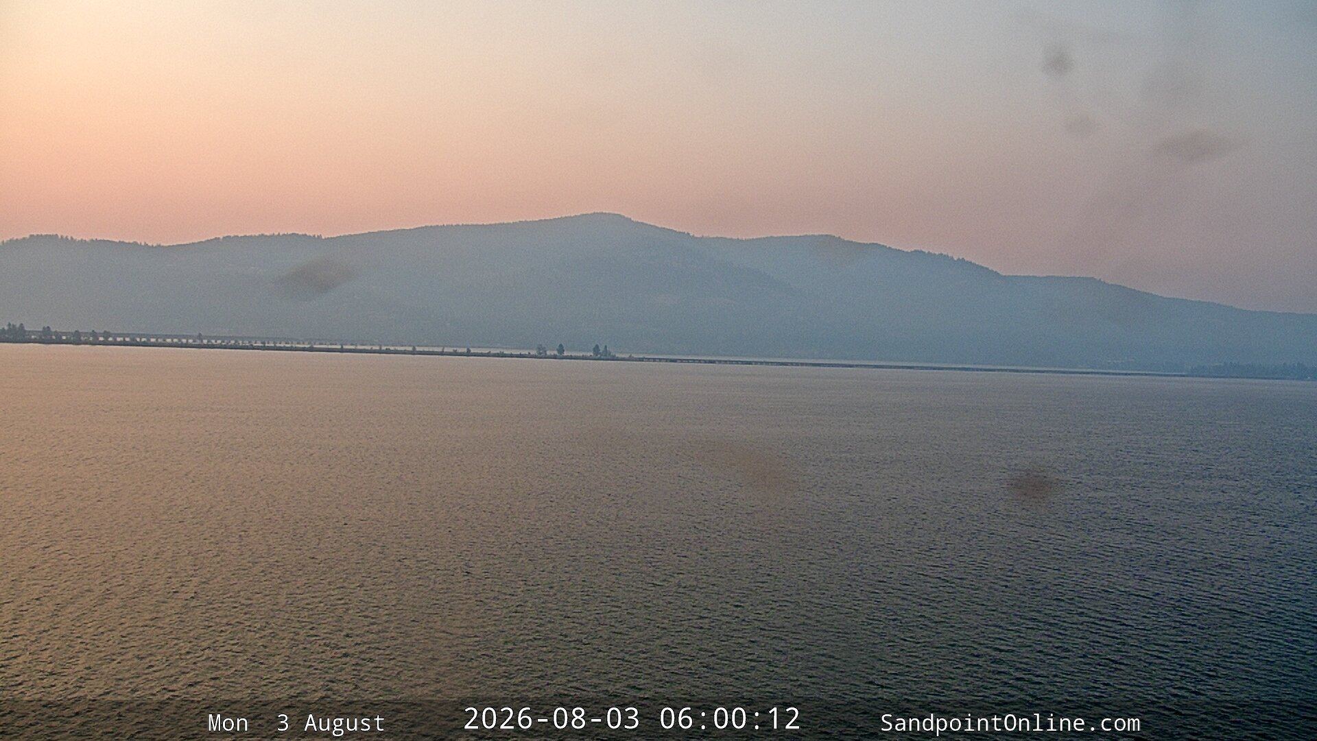 time-lapse frame, Sandpoint Online - Long Bridge webcam