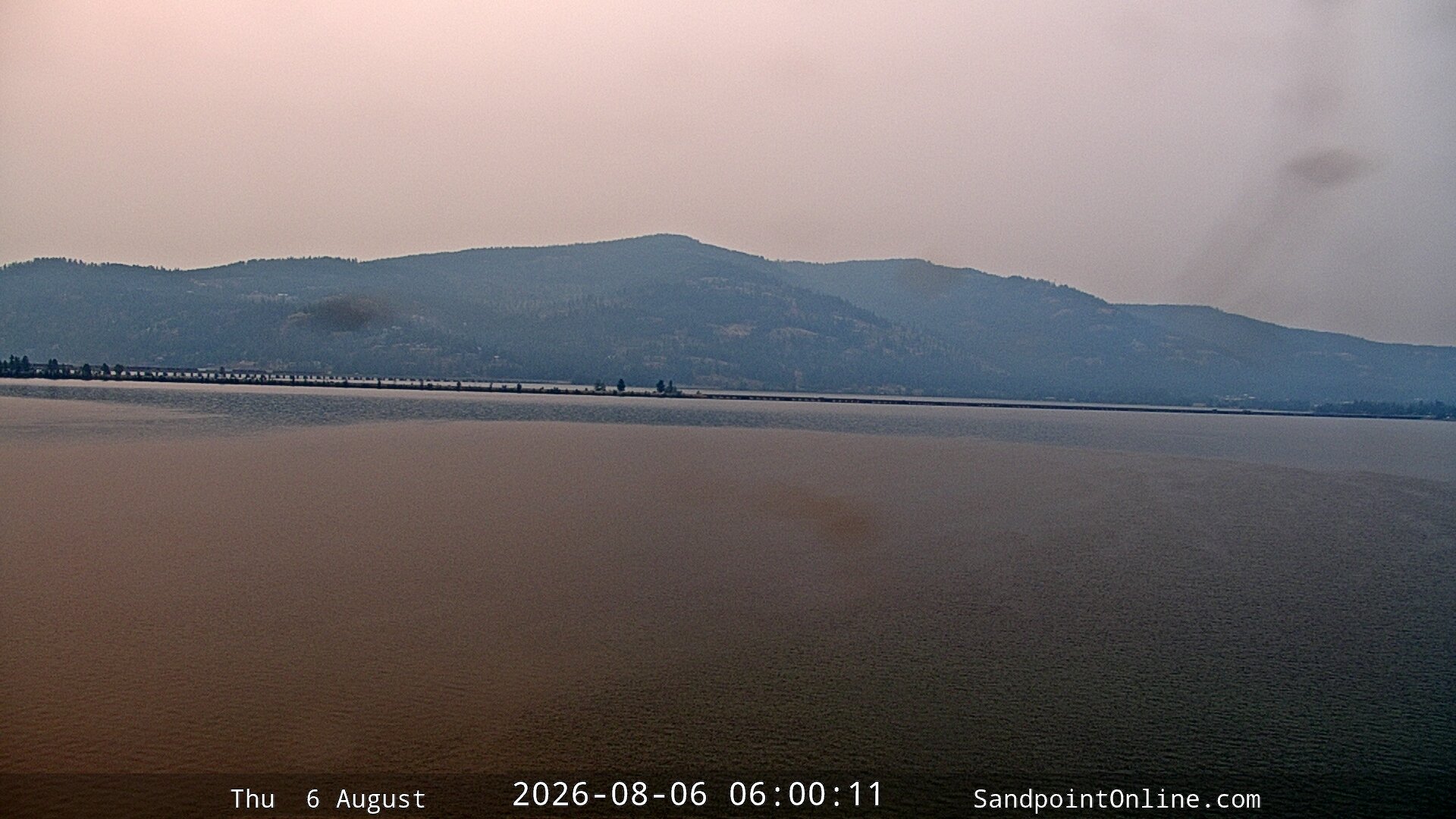 time-lapse frame, Sandpoint Online - Long Bridge webcam