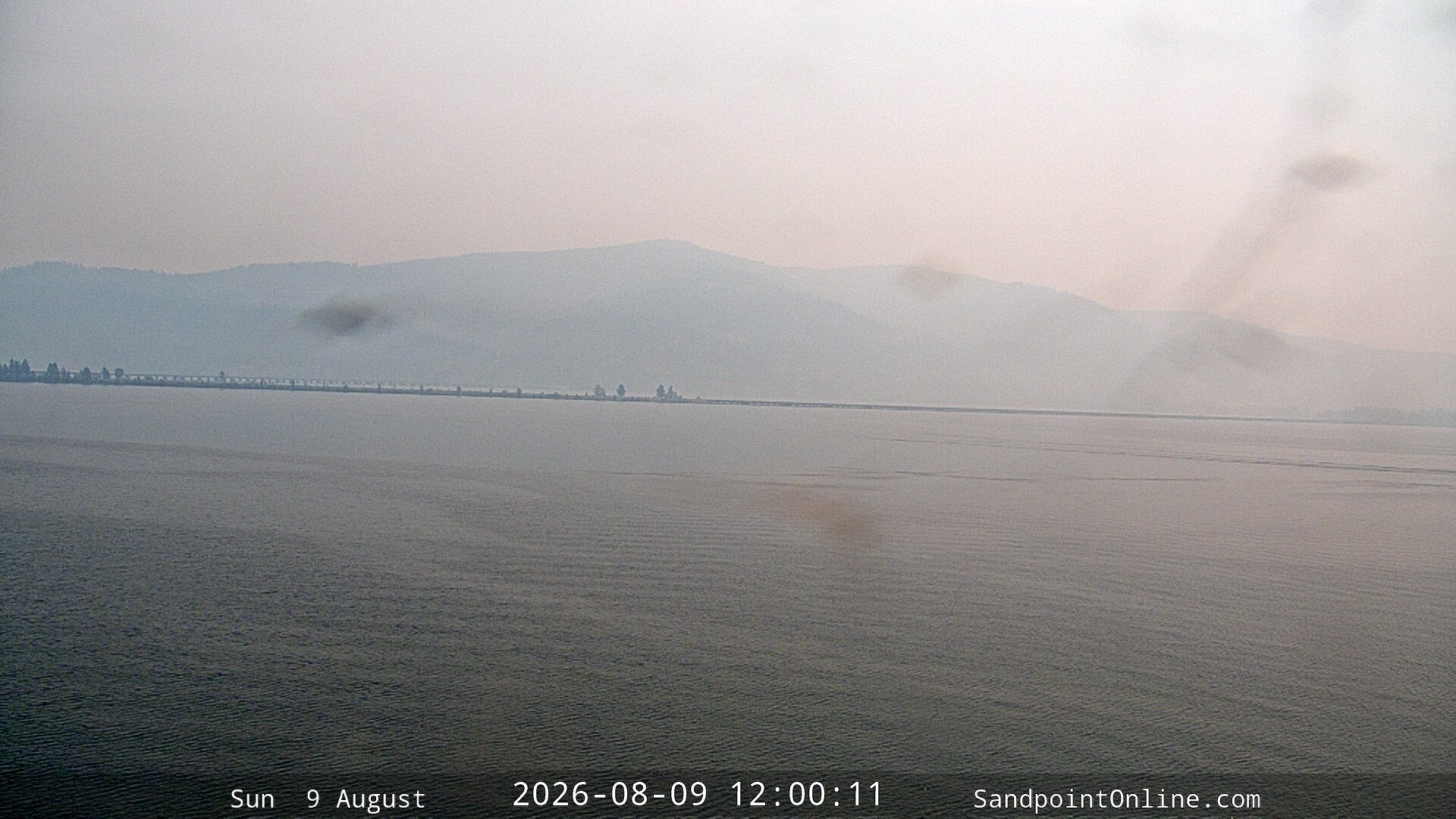 view from Sandpoint Online - Long Bridge on 2026-08-09