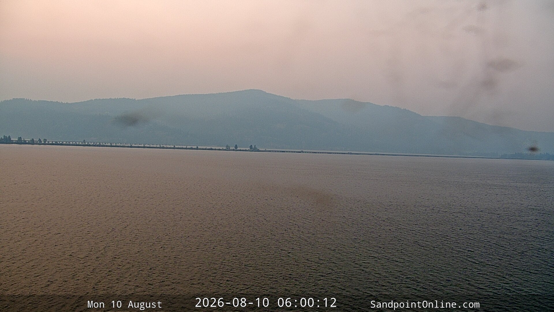 time-lapse frame, Sandpoint Online - Long Bridge webcam