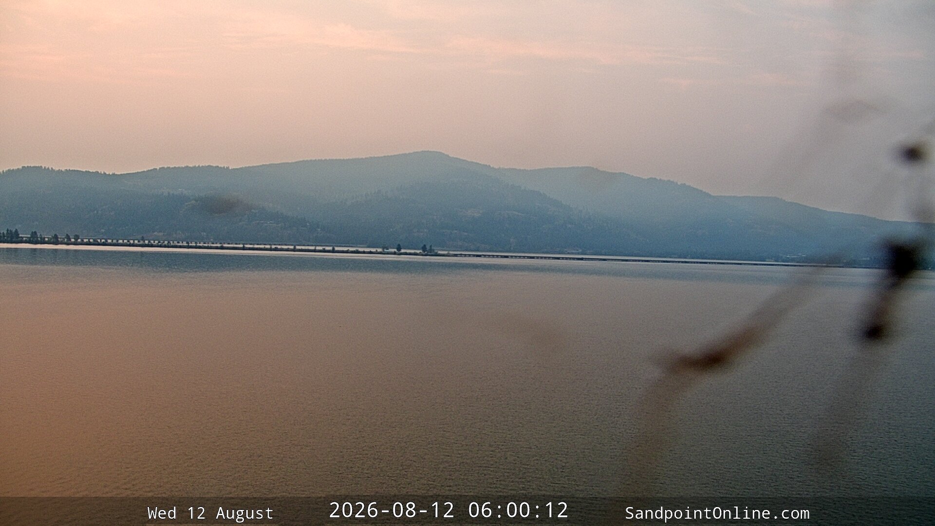 time-lapse frame, Sandpoint Online - Long Bridge webcam