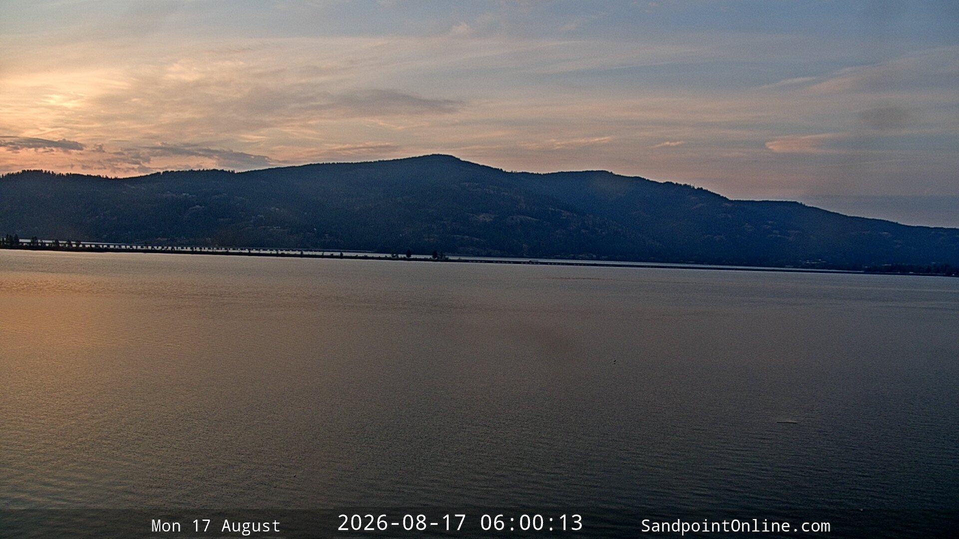 time-lapse frame, Sandpoint Online - Long Bridge webcam