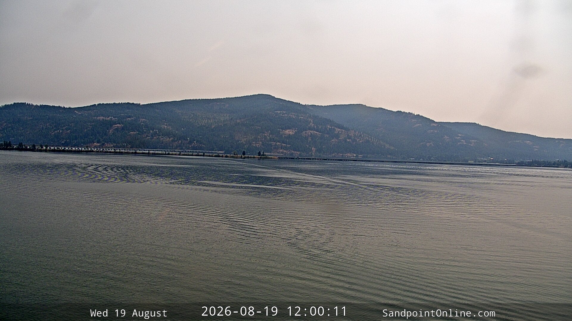 view from Sandpoint Online - Long Bridge on 2026-08-19