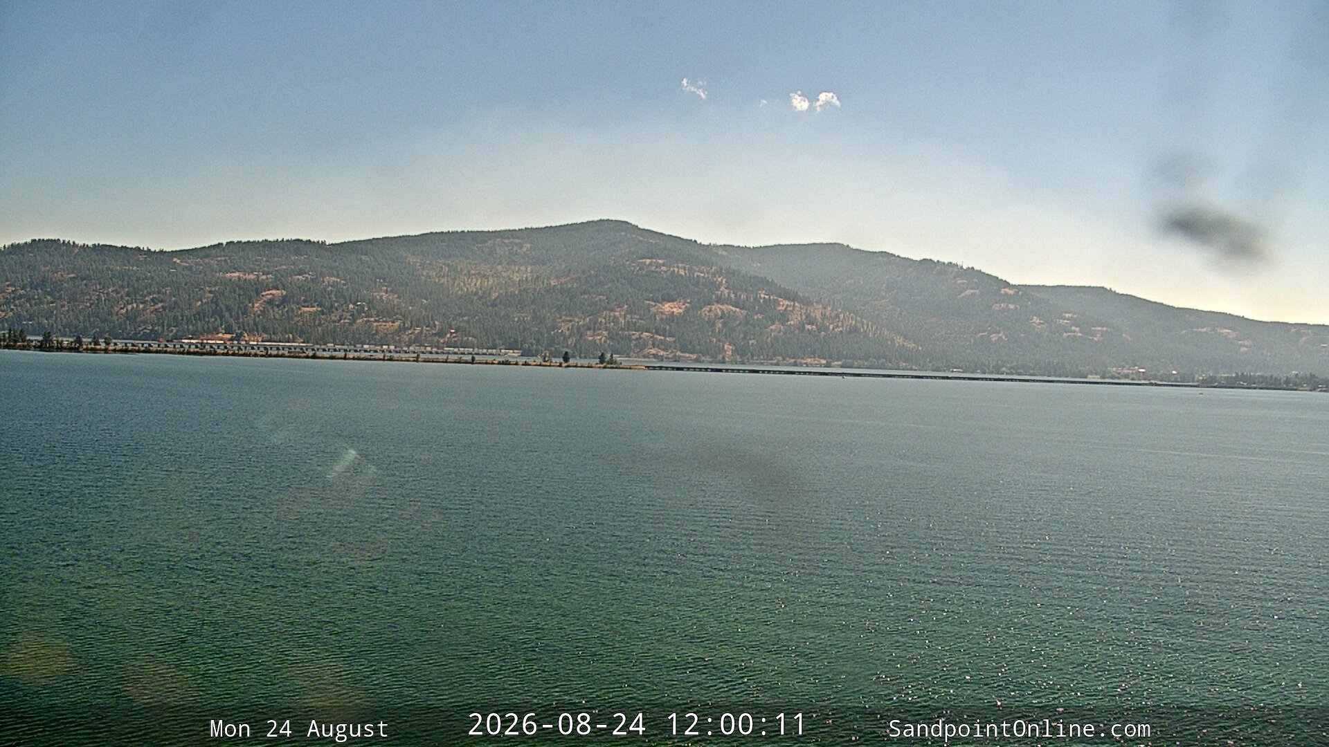 view from Sandpoint Online - Long Bridge on 2026-08-24