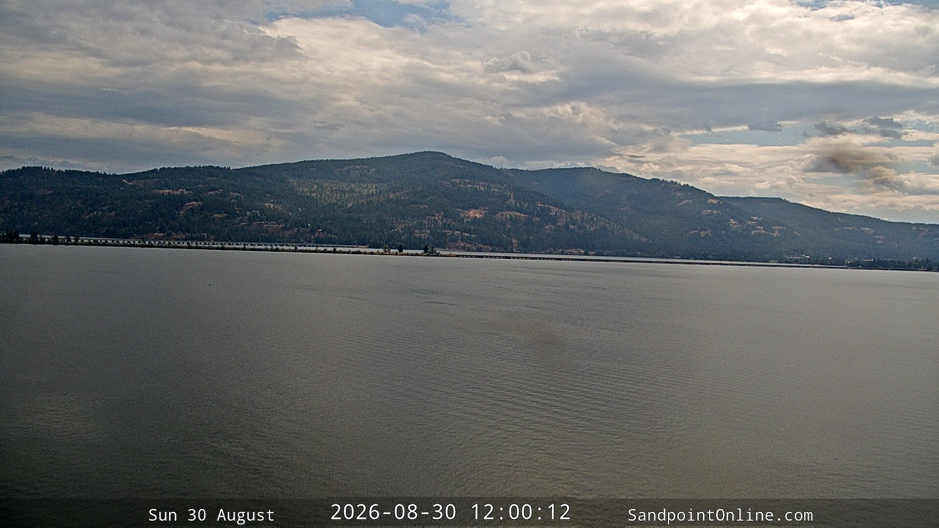 view from Sandpoint Online - Long Bridge on 2026-08-30