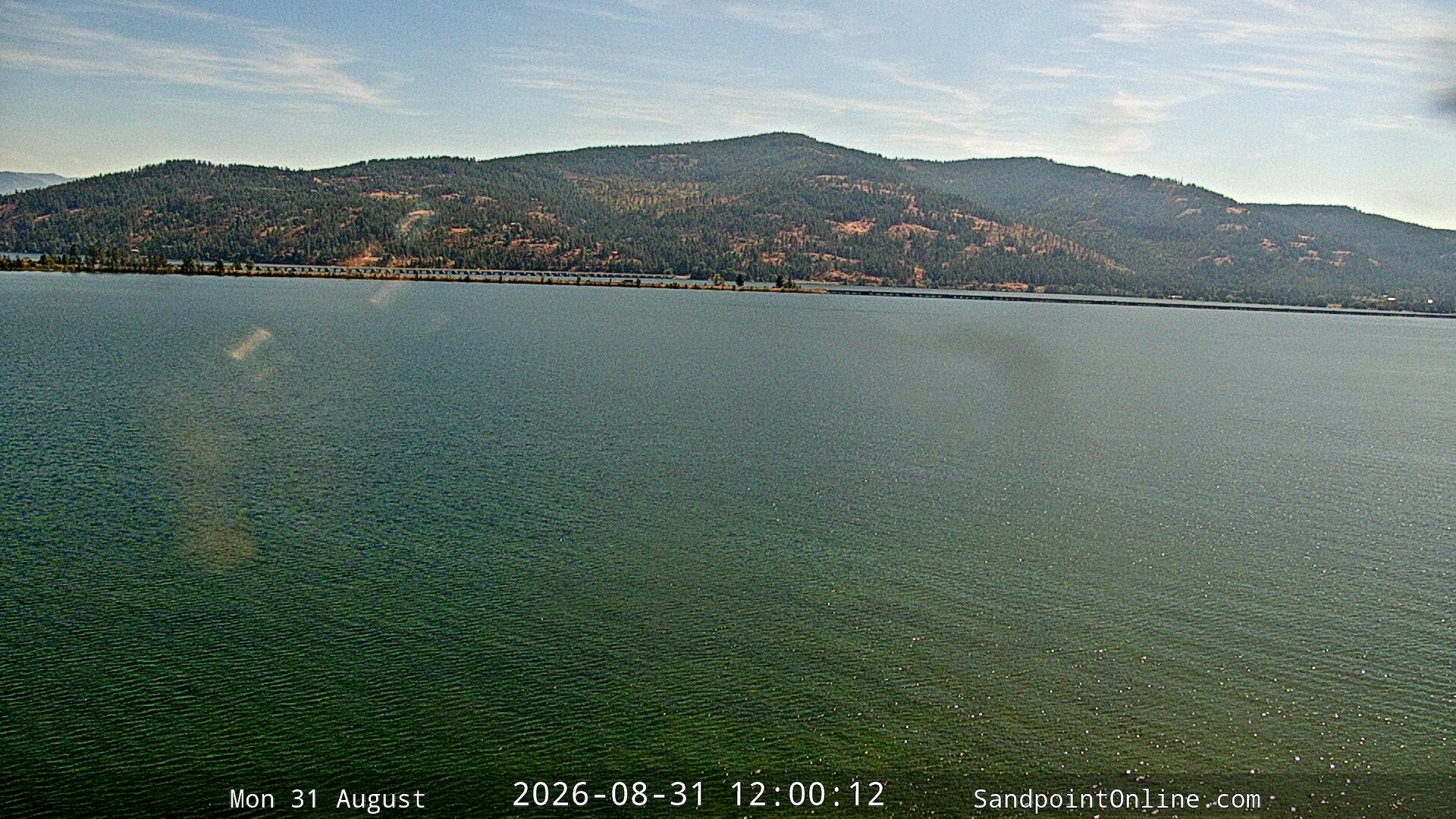 view from Sandpoint Online - Long Bridge on 2026-08-31