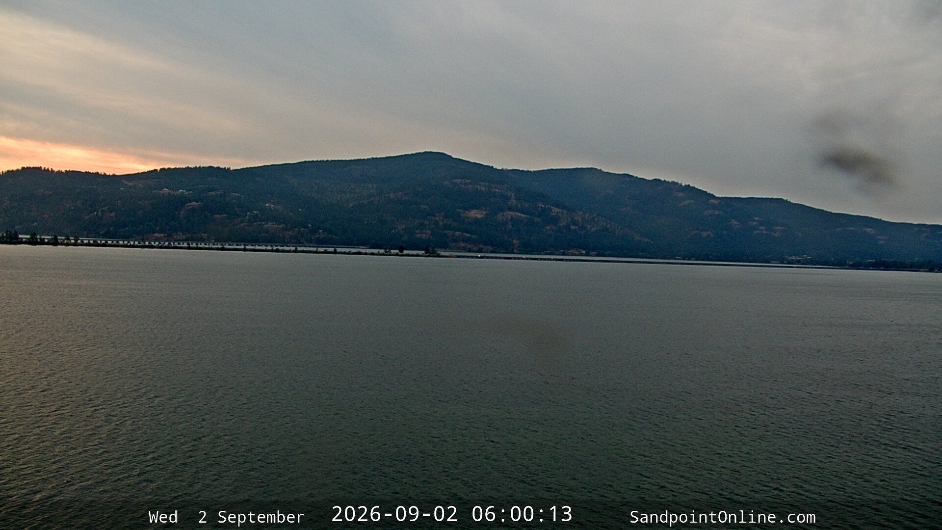 time-lapse frame, Sandpoint Online - Long Bridge webcam