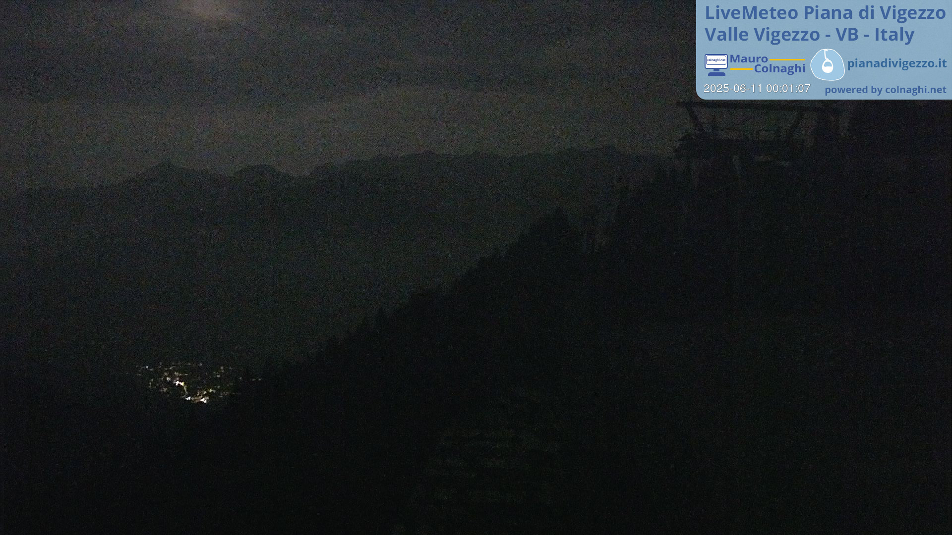 time-lapse frame, Piana di Vigezzo 1 webcam