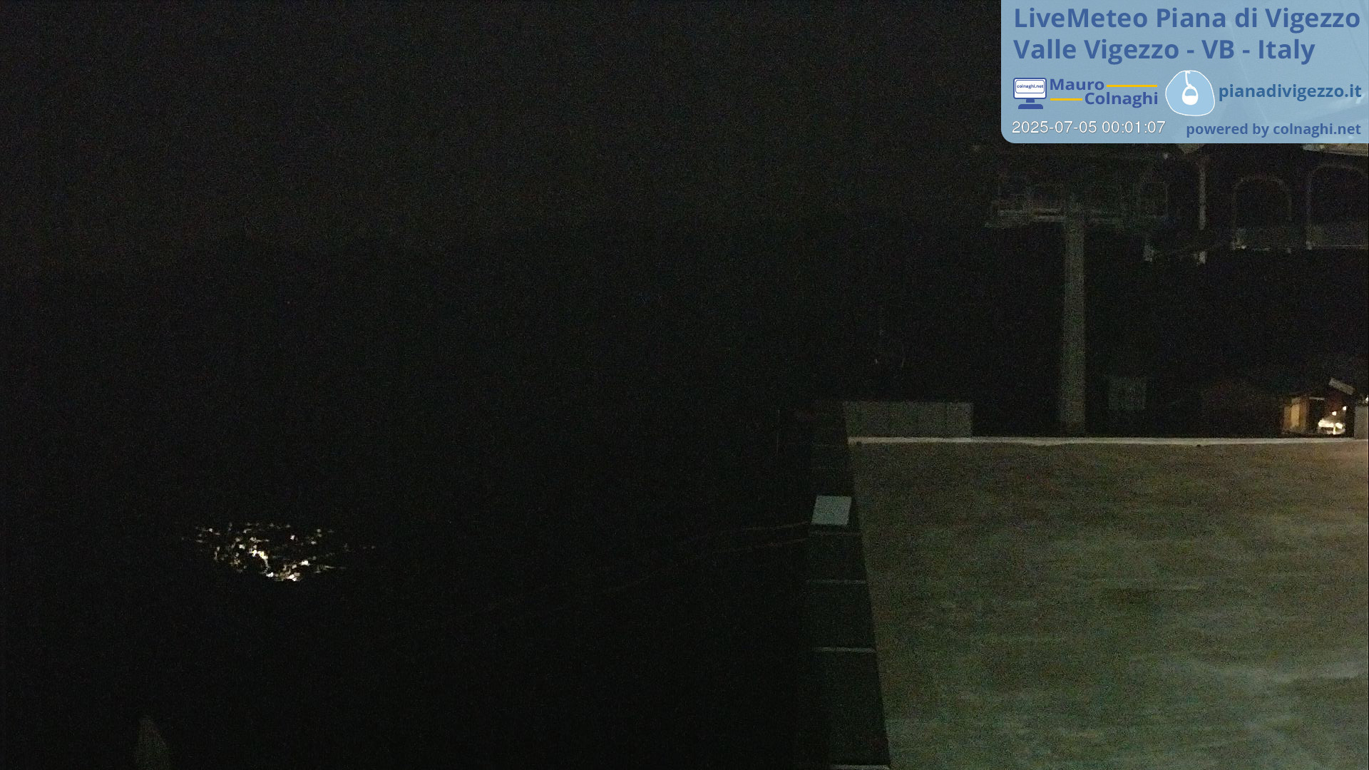 time-lapse frame, Piana di Vigezzo 1 webcam