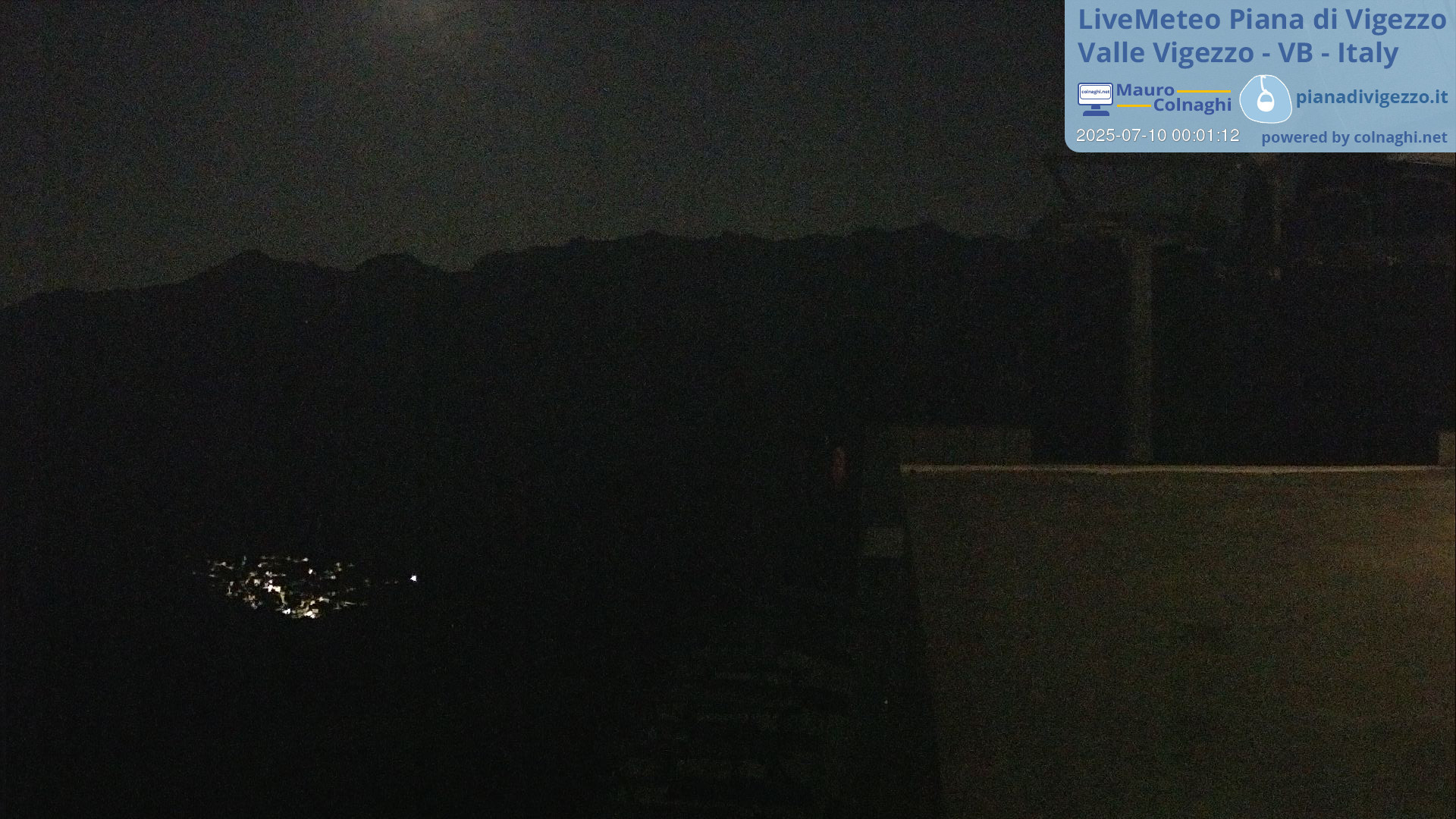 time-lapse frame, Piana di Vigezzo 1 webcam