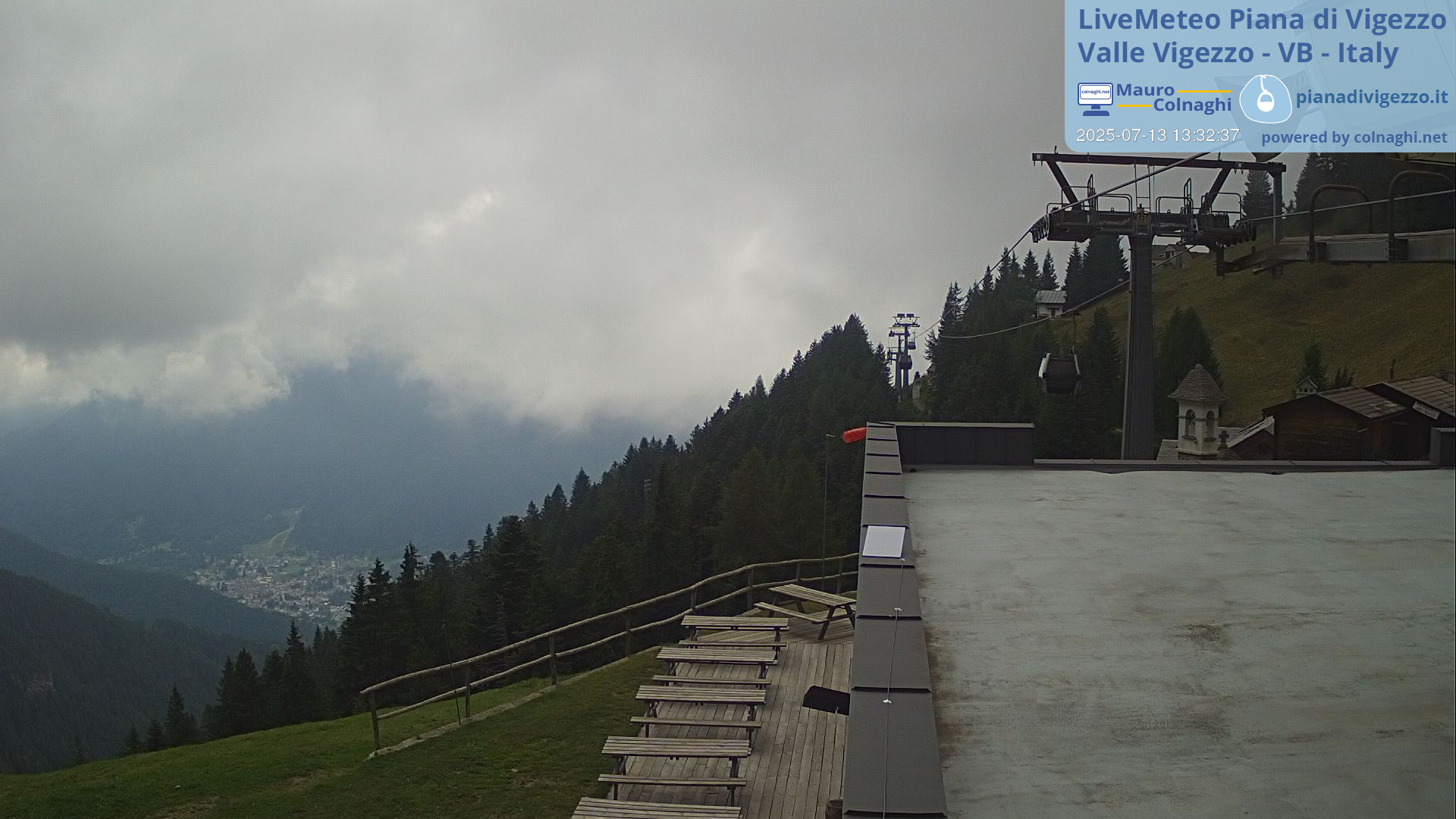 time-lapse frame, Piana di Vigezzo 1 webcam