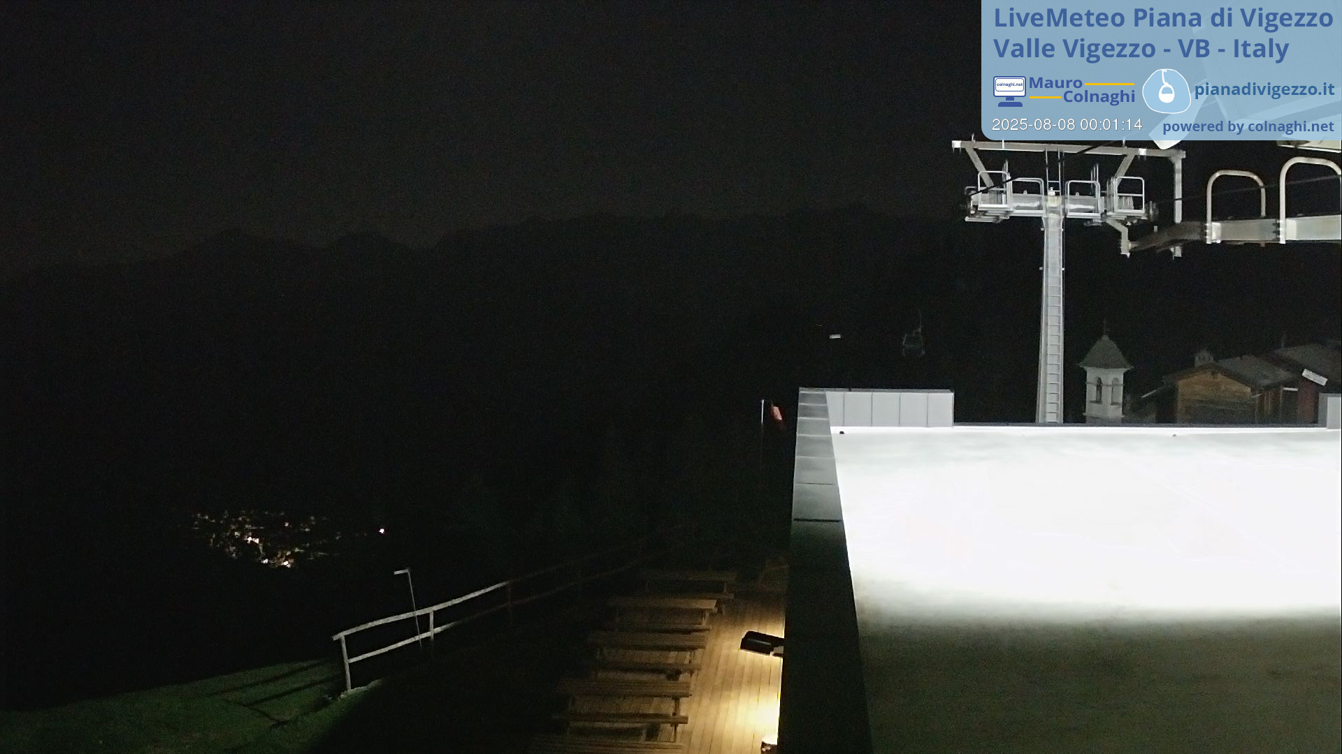 time-lapse frame, Piana di Vigezzo 1 webcam