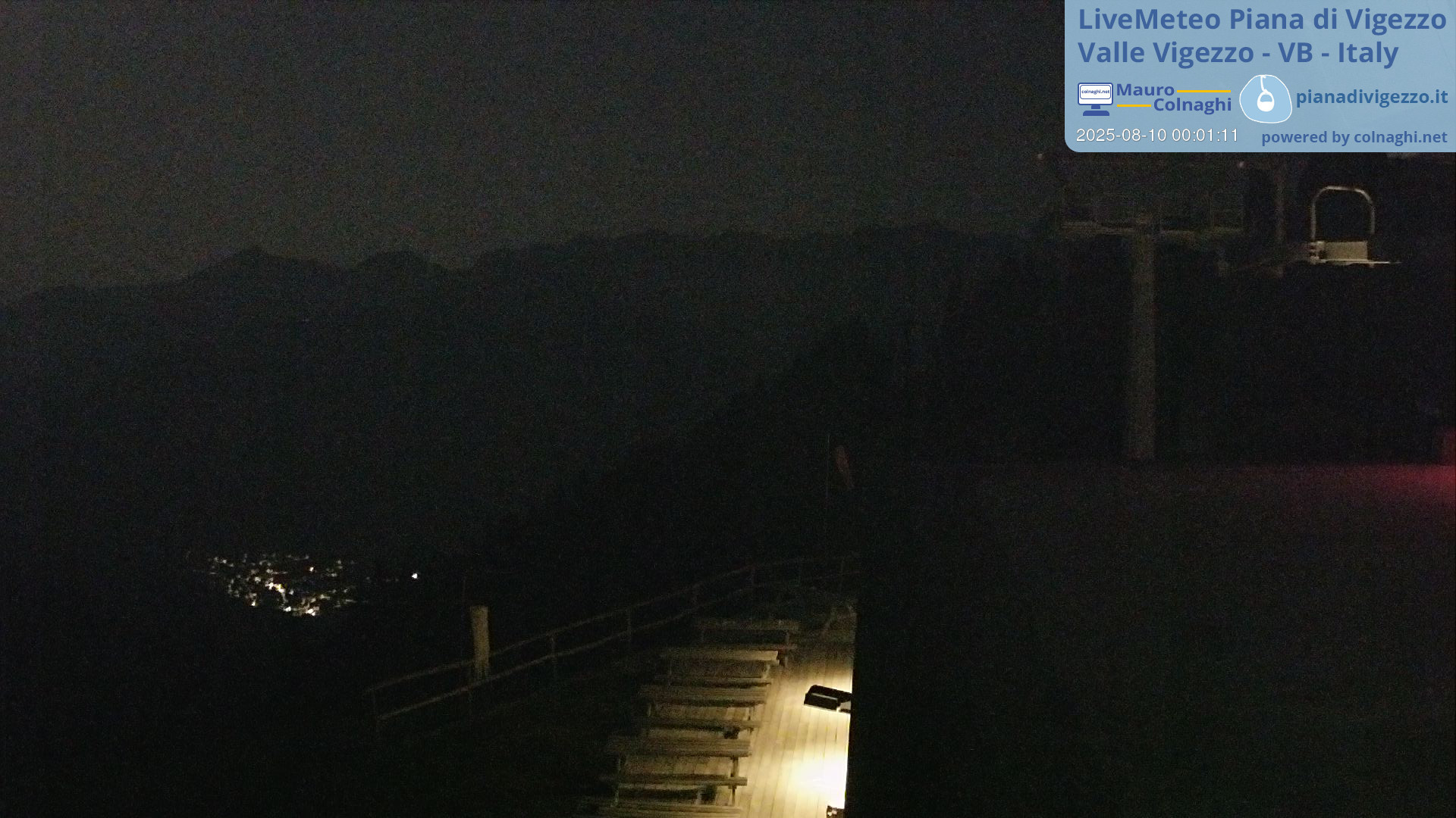 time-lapse frame, Piana di Vigezzo 1 webcam