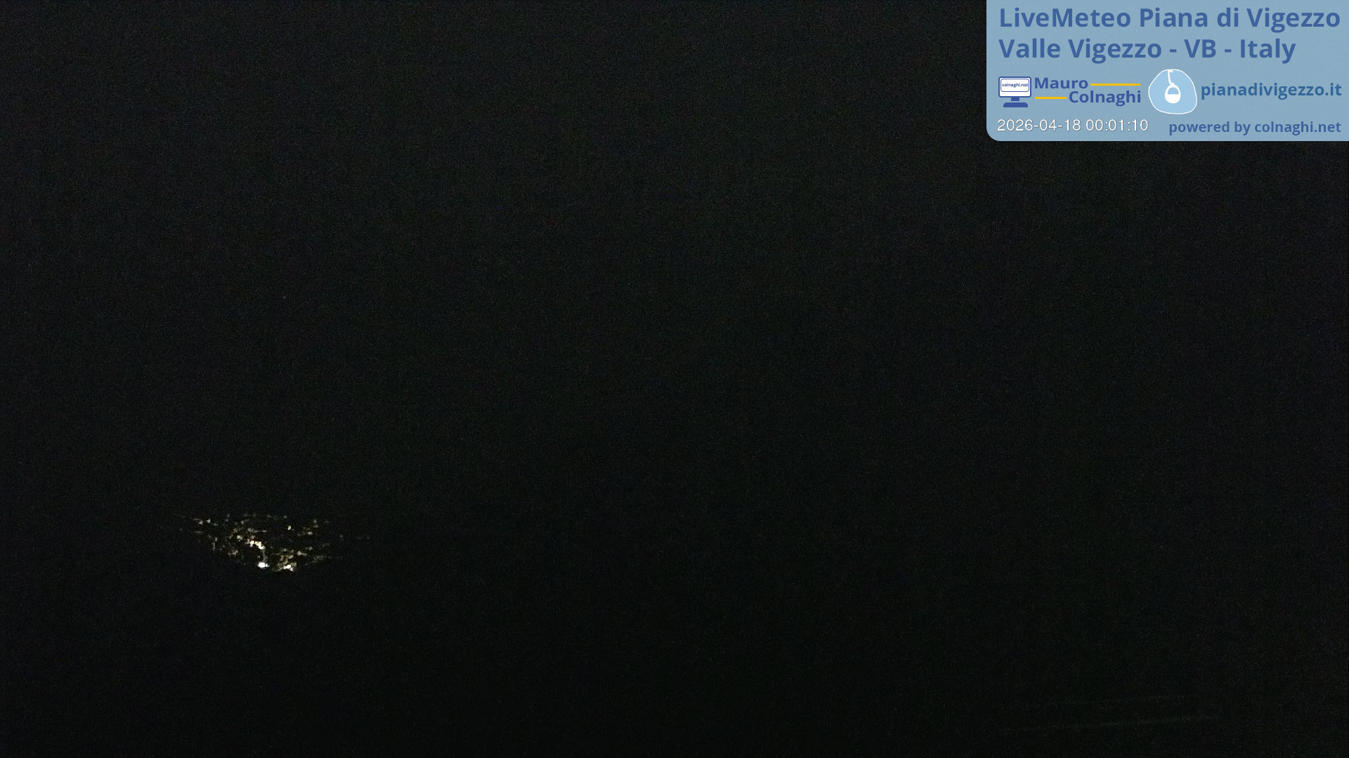 time-lapse frame, Piana di Vigezzo 1 webcam