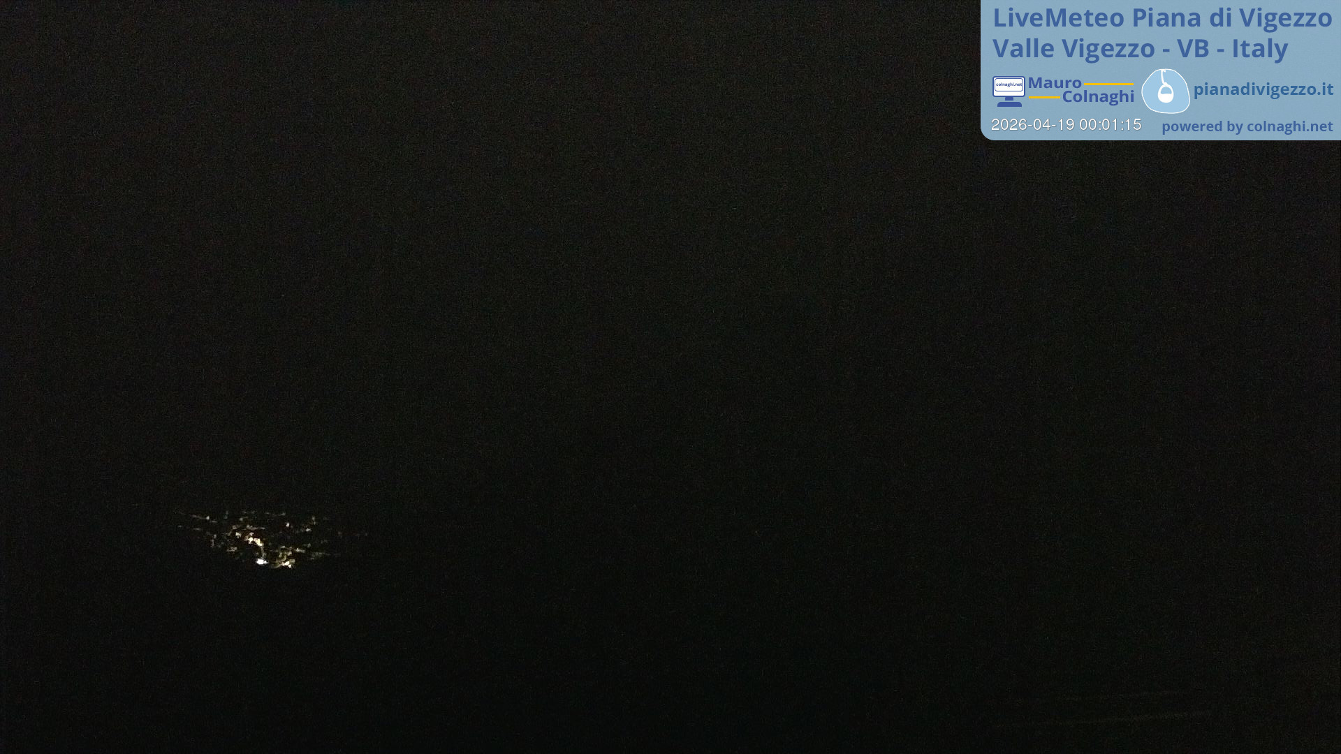 time-lapse frame, Piana di Vigezzo 1 webcam