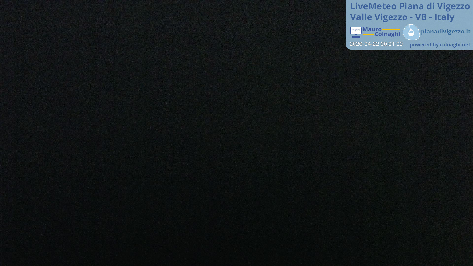 time-lapse frame, Piana di Vigezzo 1 webcam