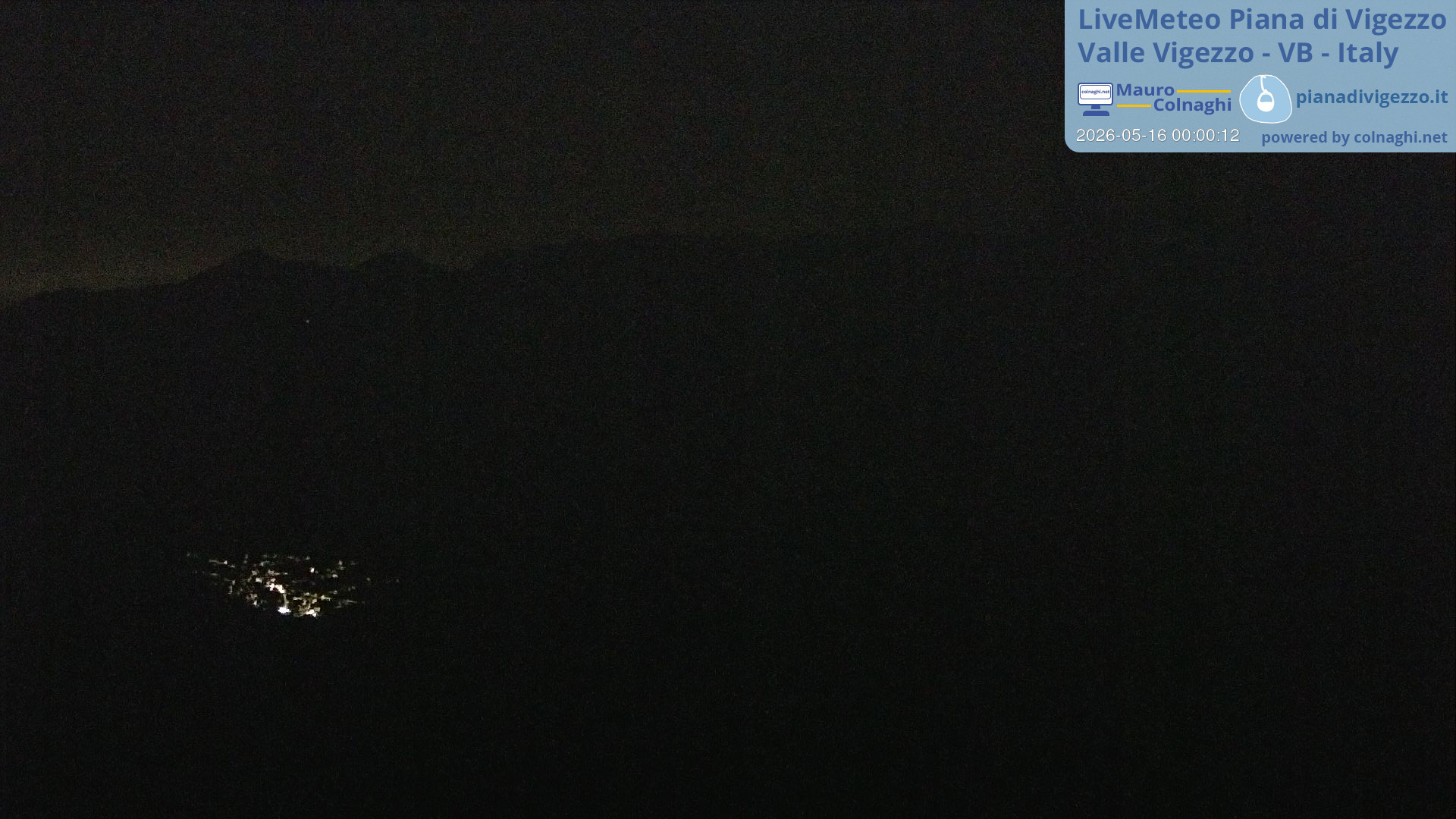 time-lapse frame, Piana di Vigezzo 1 webcam