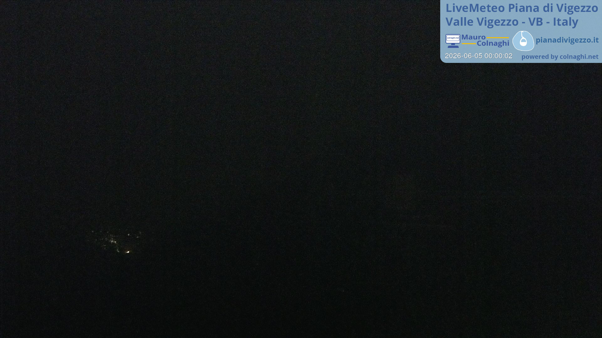 time-lapse frame, Piana di Vigezzo 1 webcam