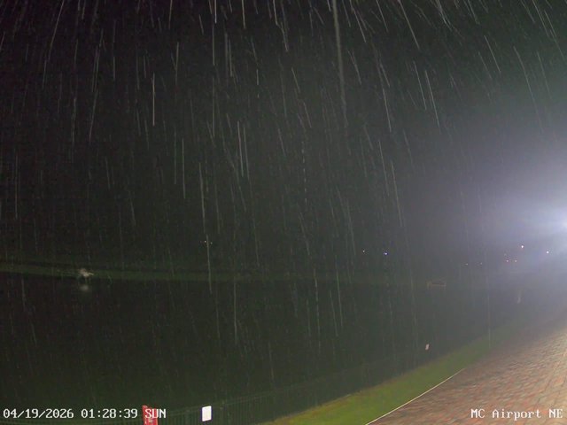 time-lapse frame, Mifflin County Airport (east) webcam