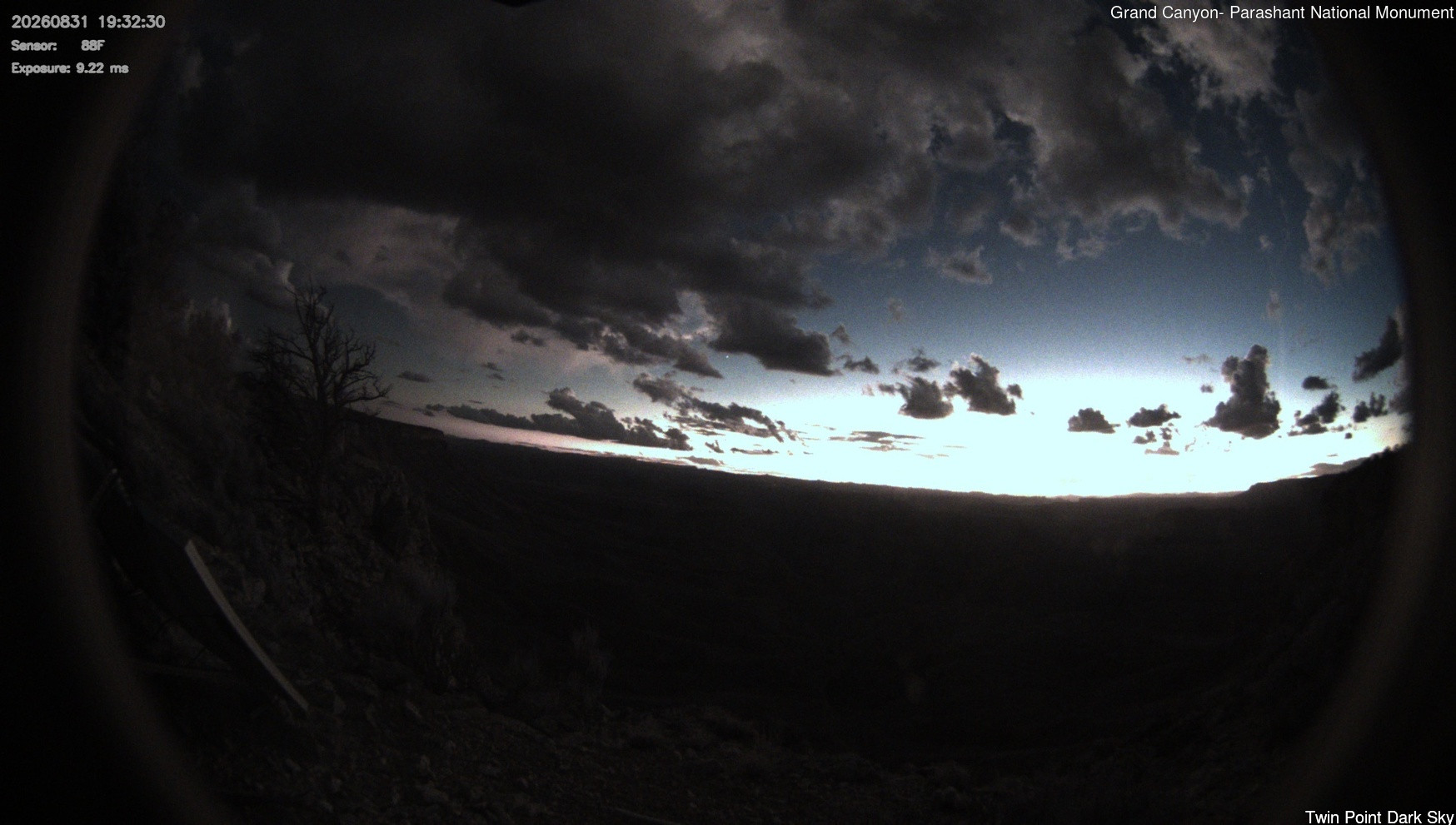view from Twin Point - Dark Sky on 2026-08-31