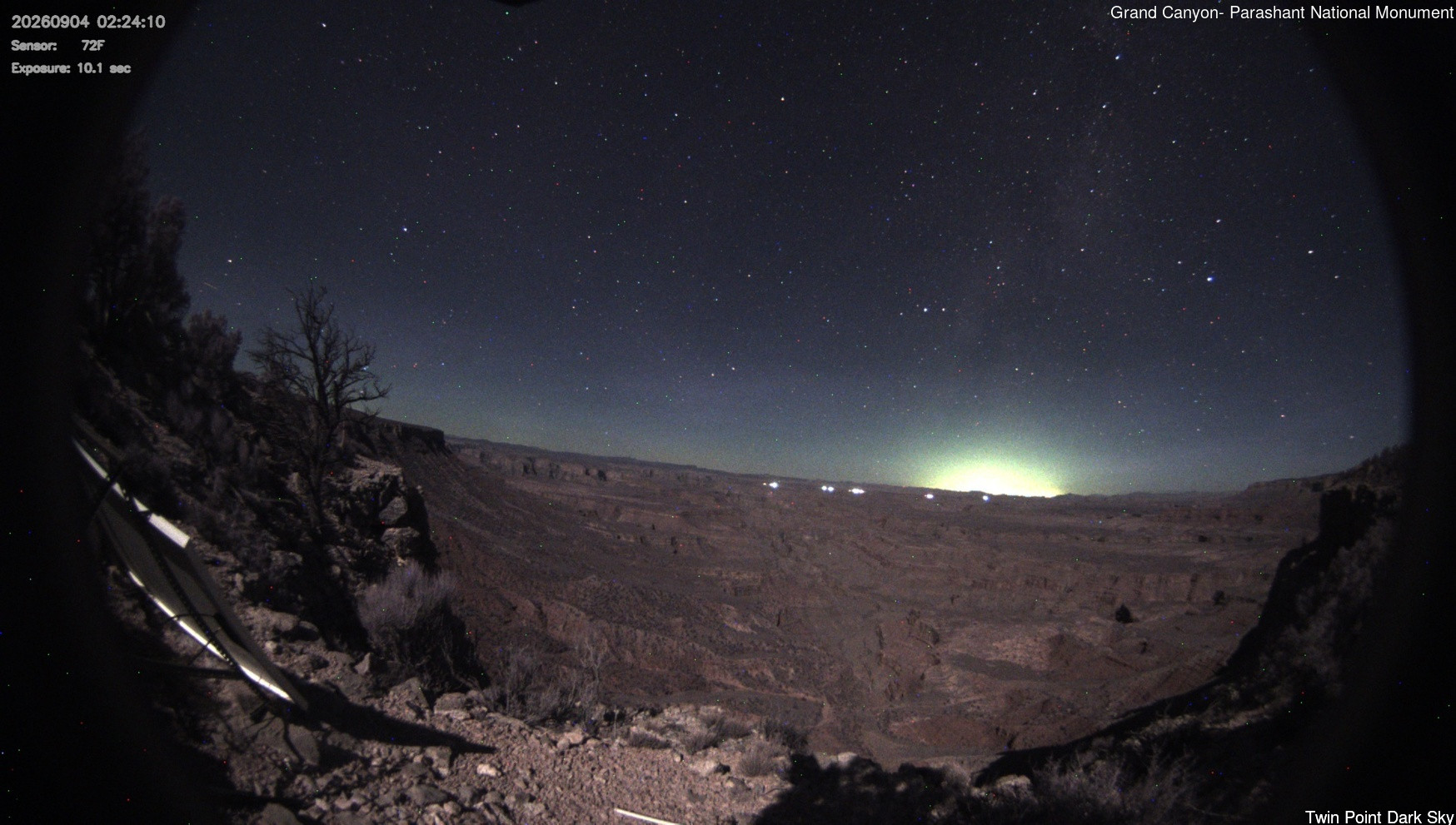 view from Twin Point - Dark Sky on 2026-09-04
