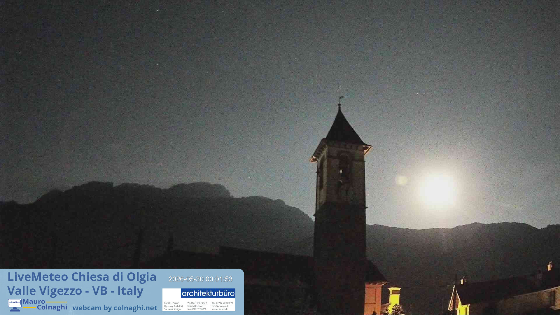 time-lapse frame, Olgia webcam