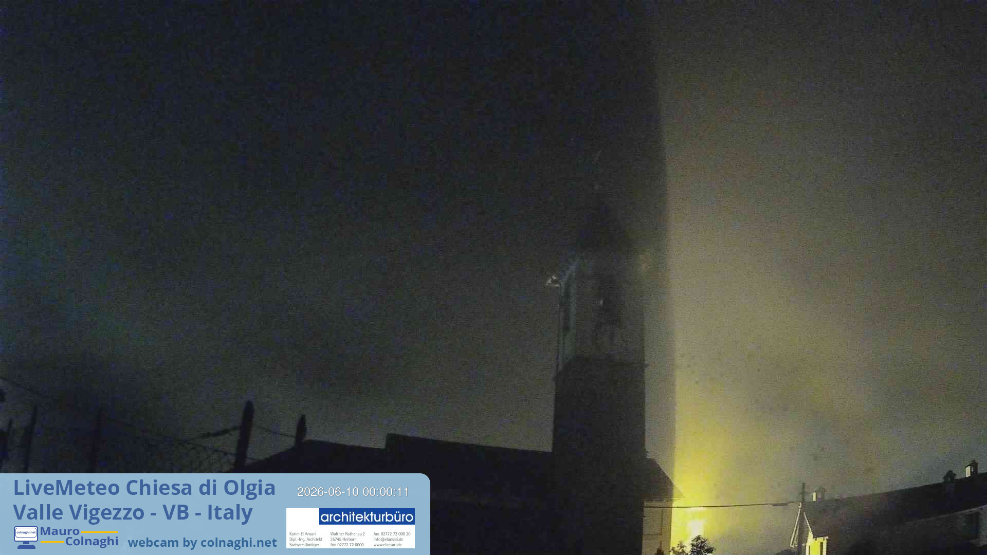 time-lapse frame, Olgia webcam