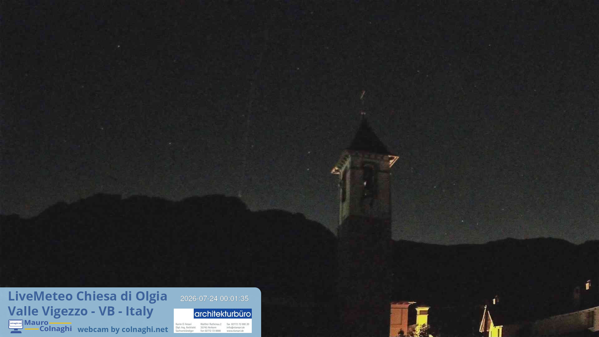 time-lapse frame, Olgia webcam