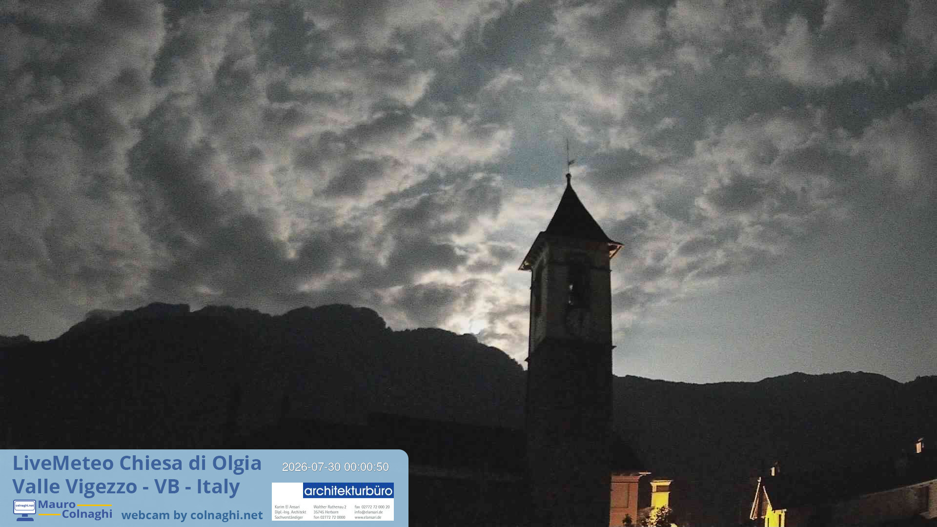time-lapse frame, Olgia webcam