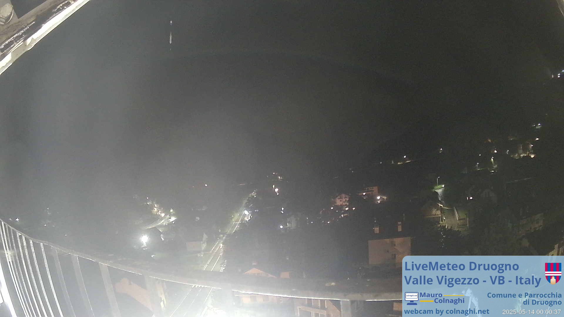 time-lapse frame, Druogno webcam
