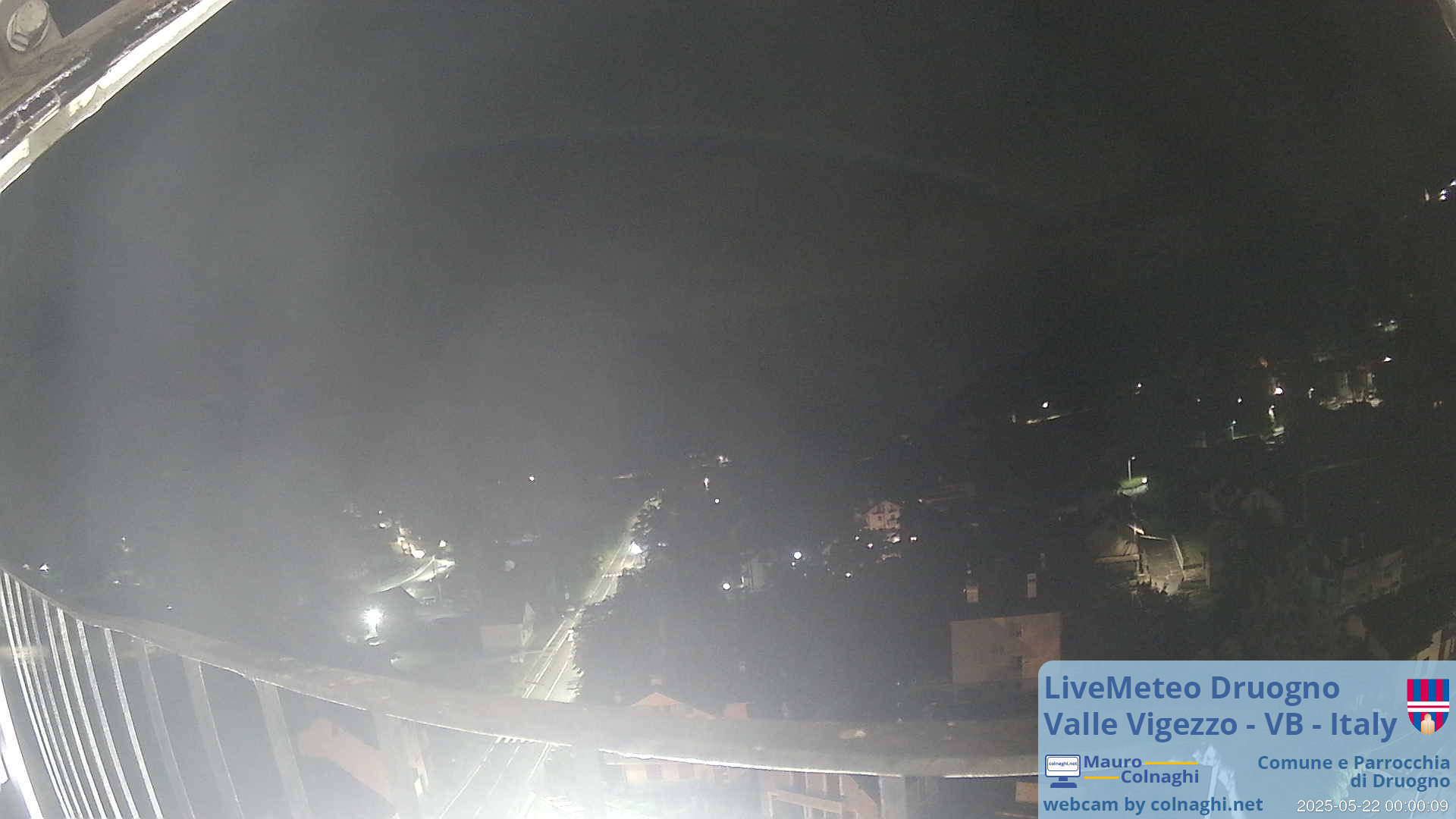 time-lapse frame, Druogno webcam