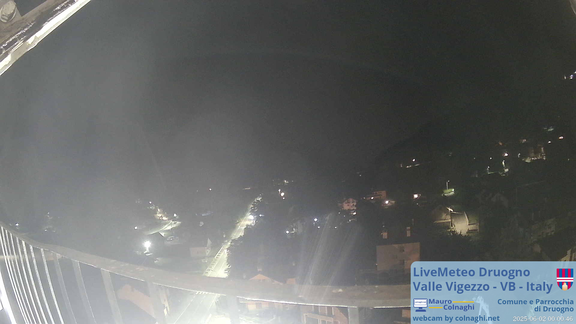 time-lapse frame, Druogno webcam