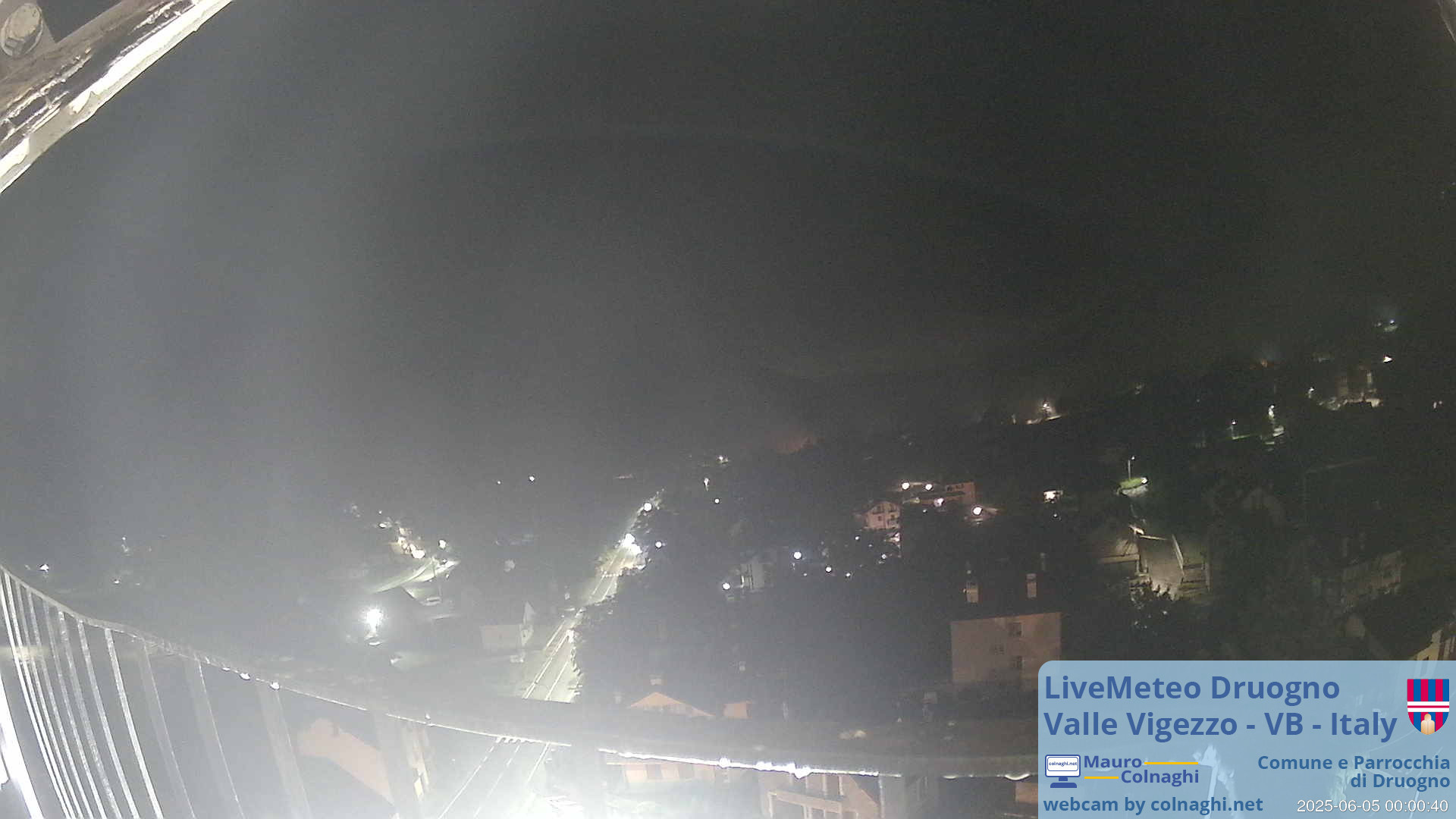 time-lapse frame, Druogno webcam