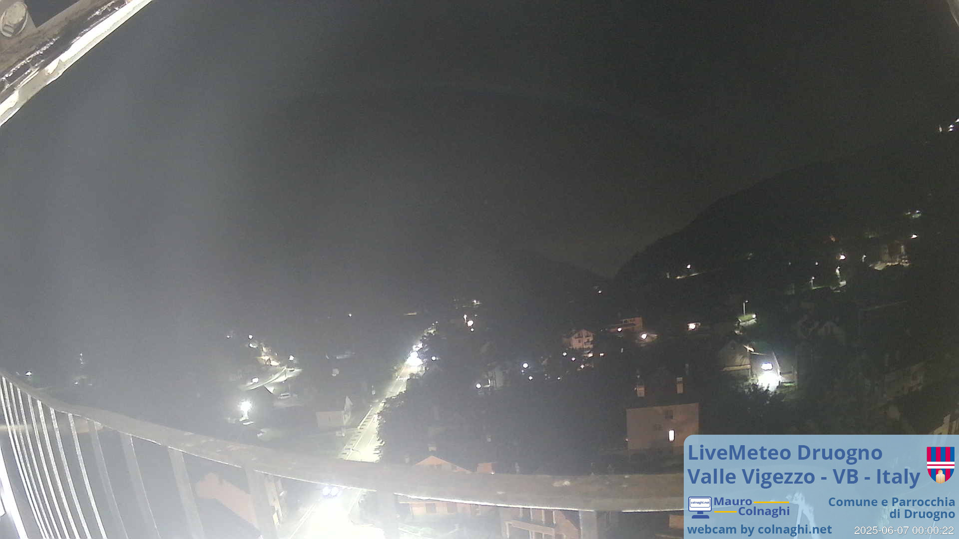 time-lapse frame, Druogno webcam