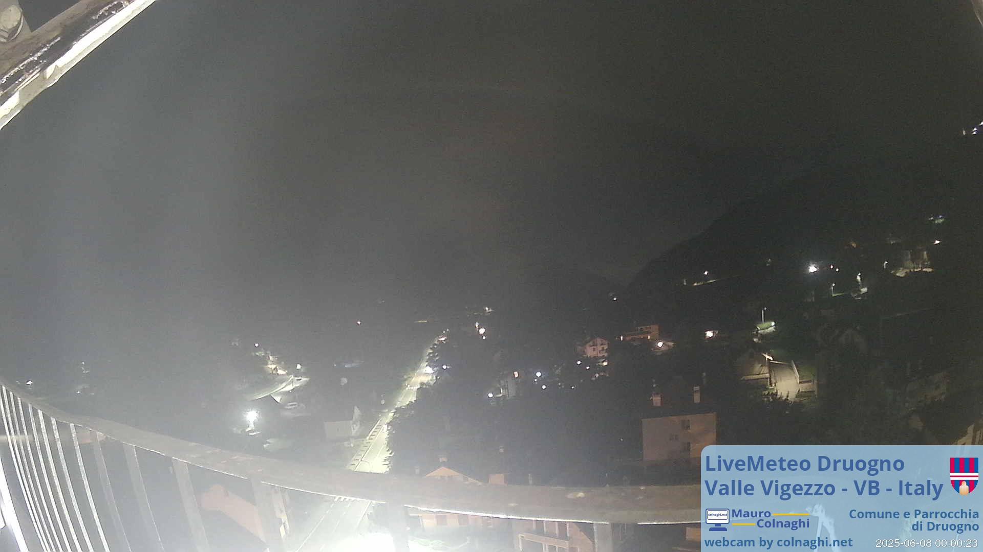 time-lapse frame, Druogno webcam