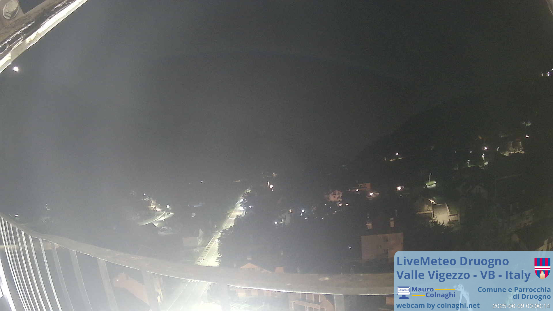 time-lapse frame, Druogno webcam
