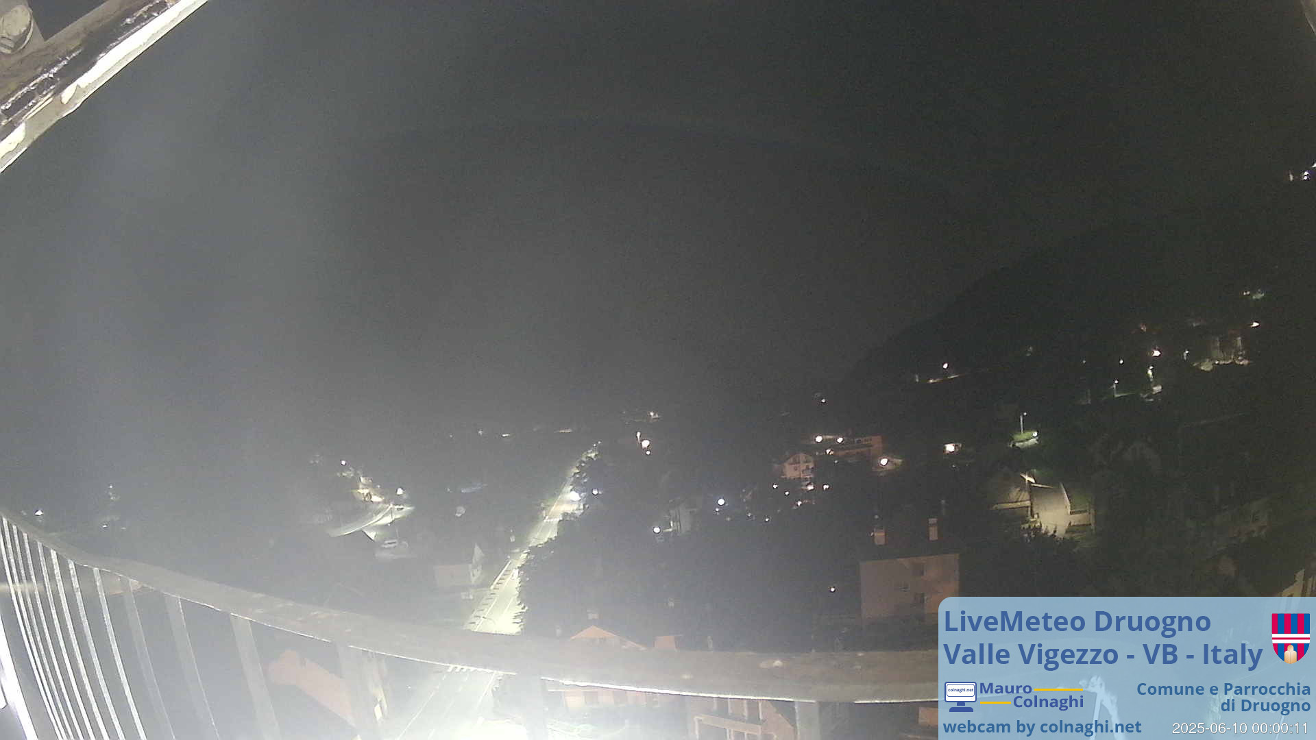 time-lapse frame, Druogno webcam