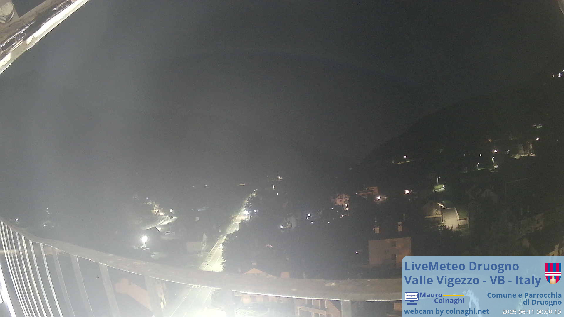 time-lapse frame, Druogno webcam