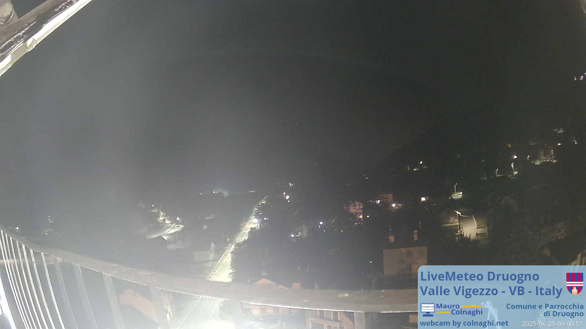 time-lapse frame, Druogno webcam