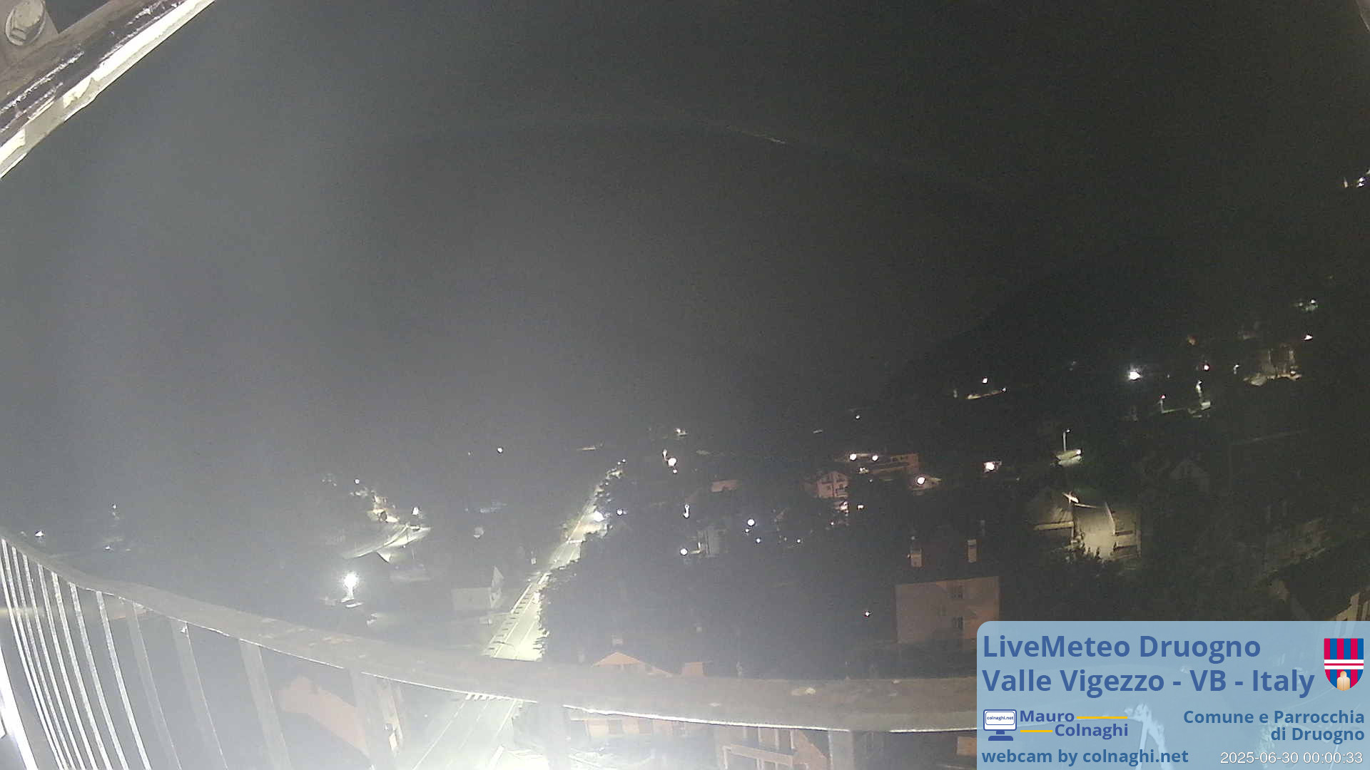 time-lapse frame, Druogno webcam
