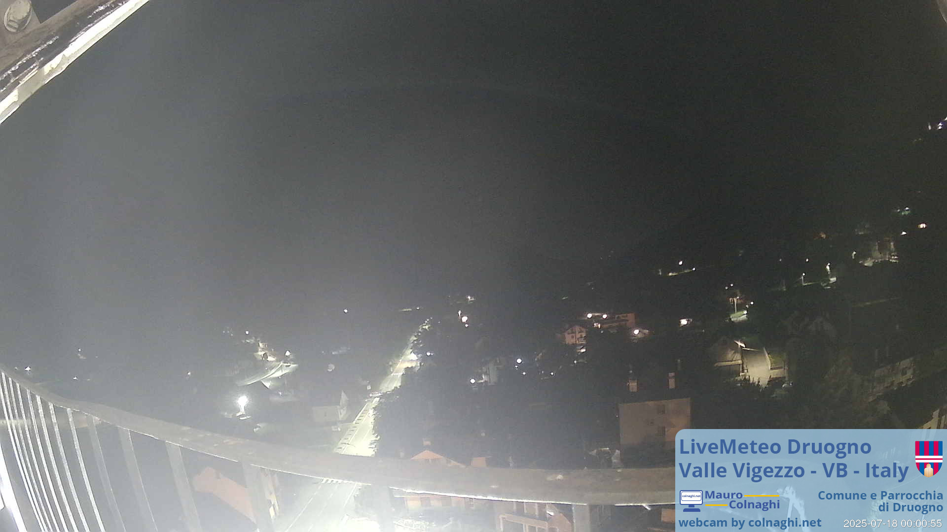 time-lapse frame, Druogno webcam