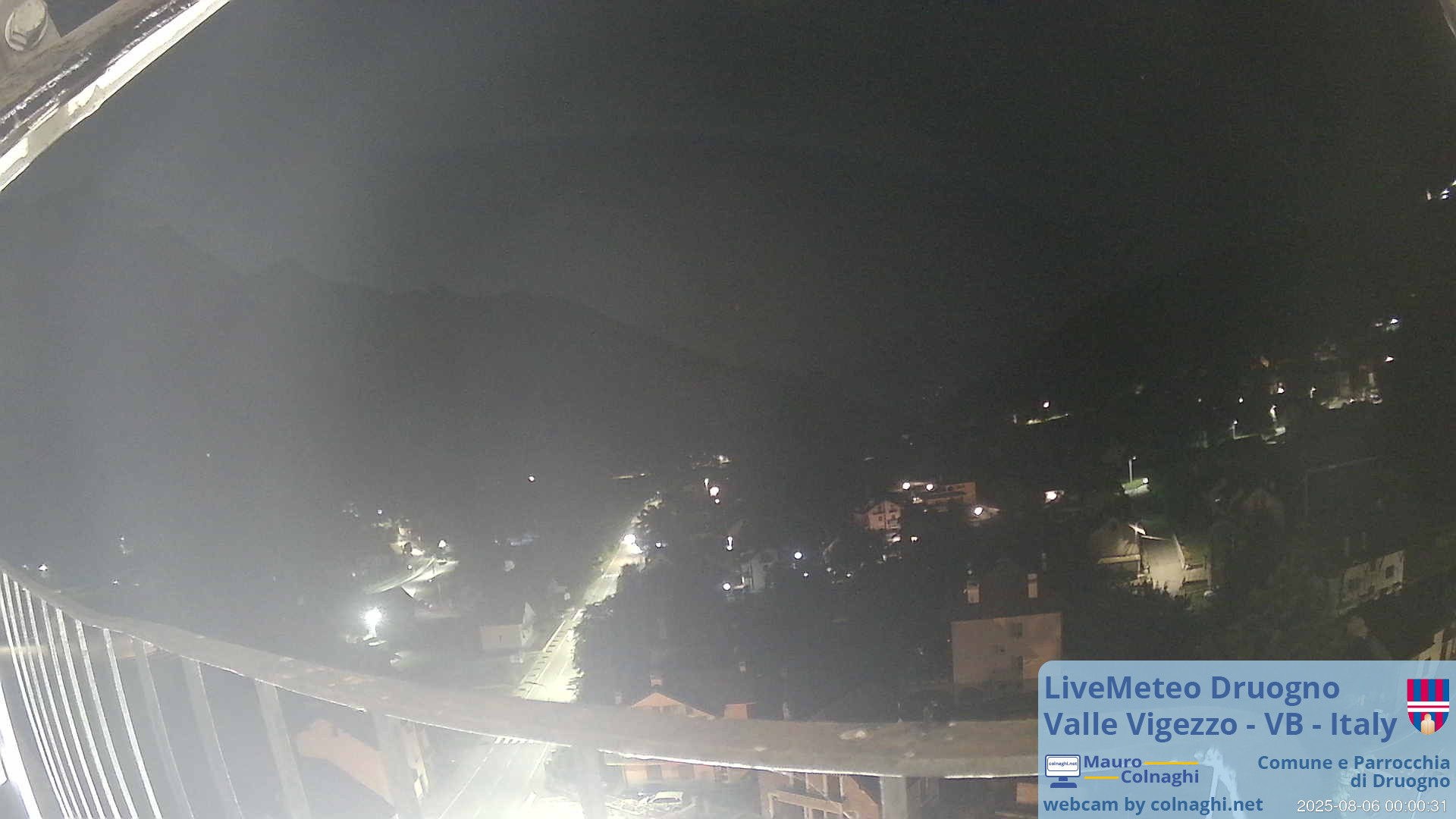 time-lapse frame, Druogno webcam