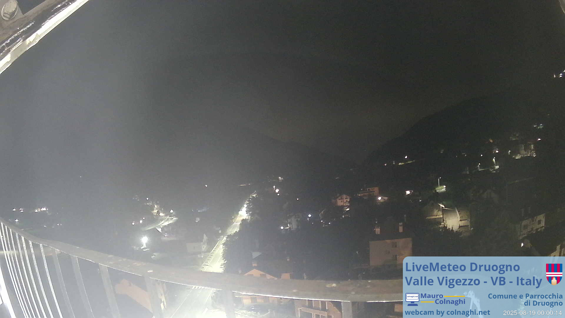 time-lapse frame, Druogno webcam