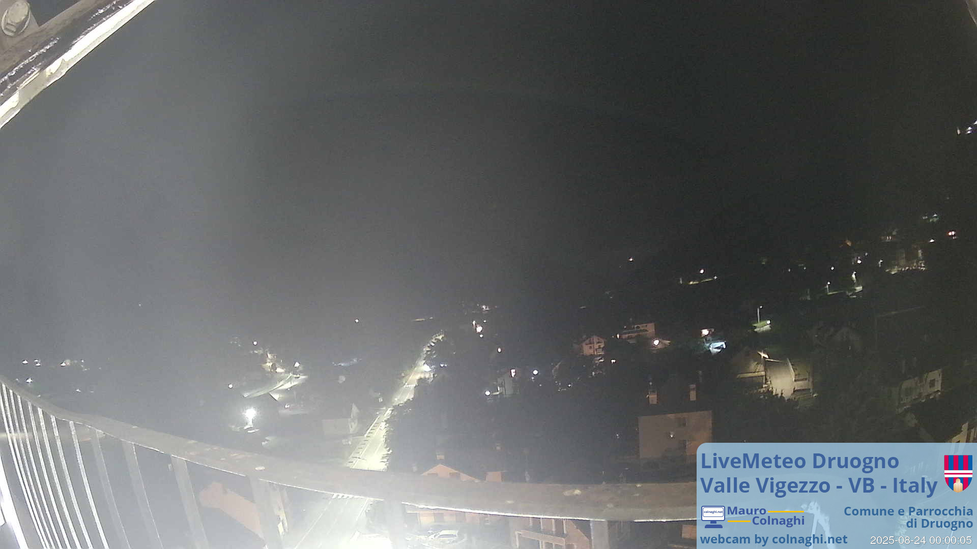 time-lapse frame, Druogno webcam