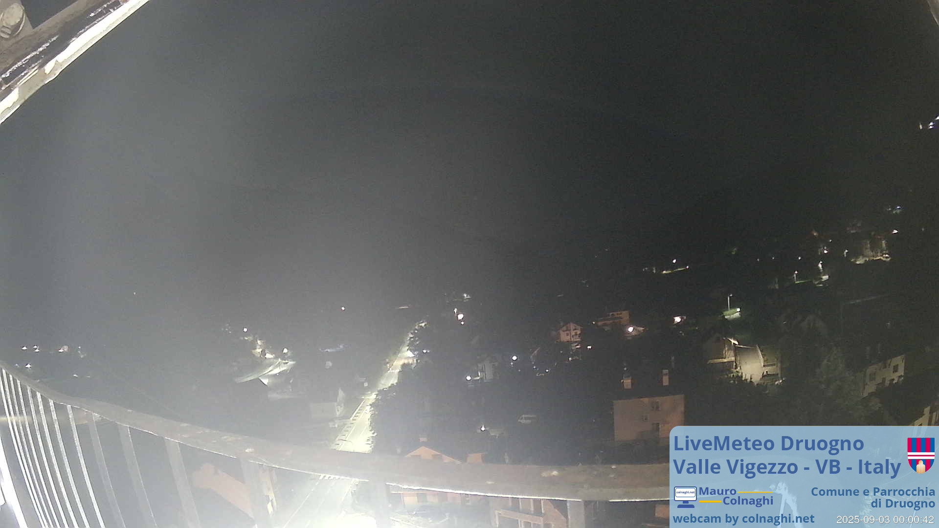 time-lapse frame, Druogno webcam